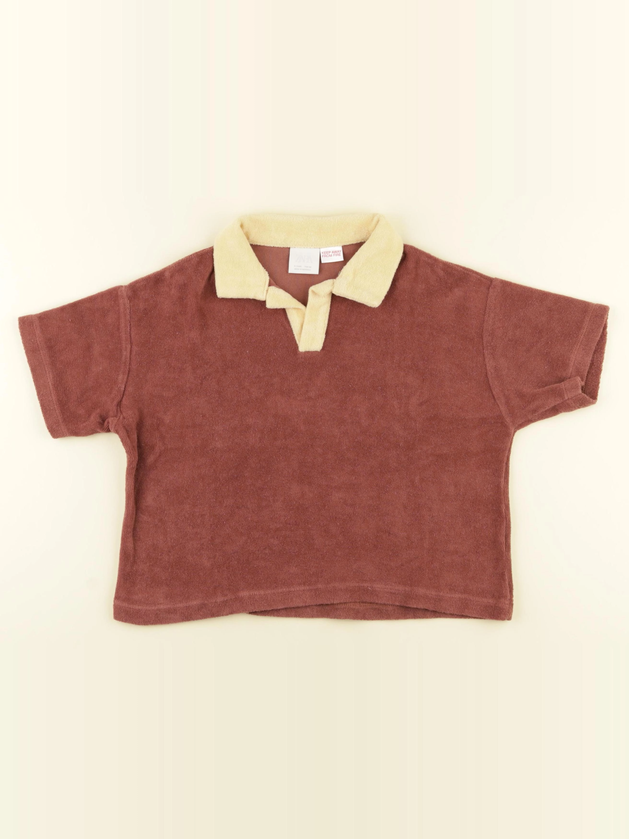 Zara - polo marron - 5 ans