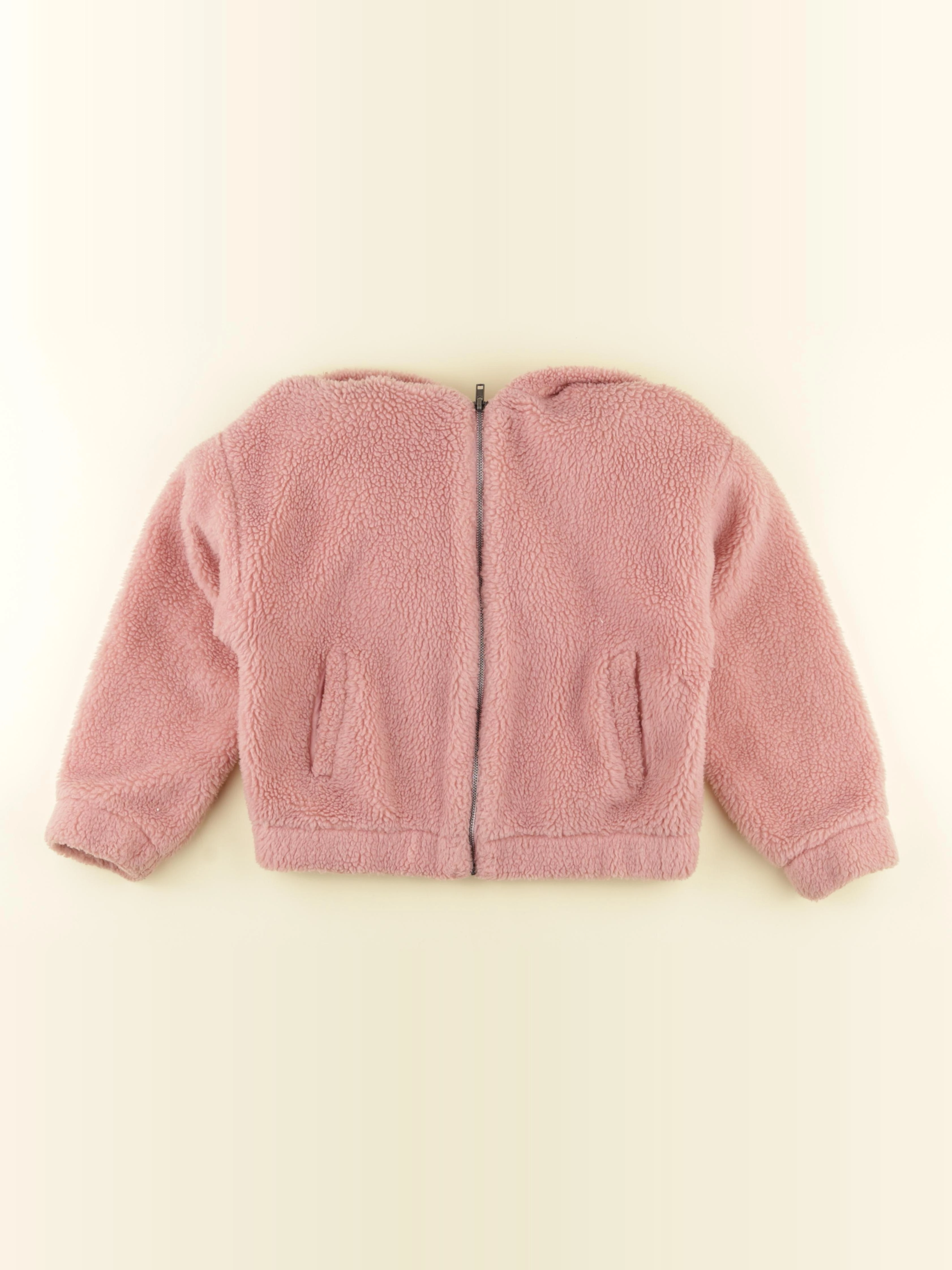 Zara - veste doublé rose - 10 ans