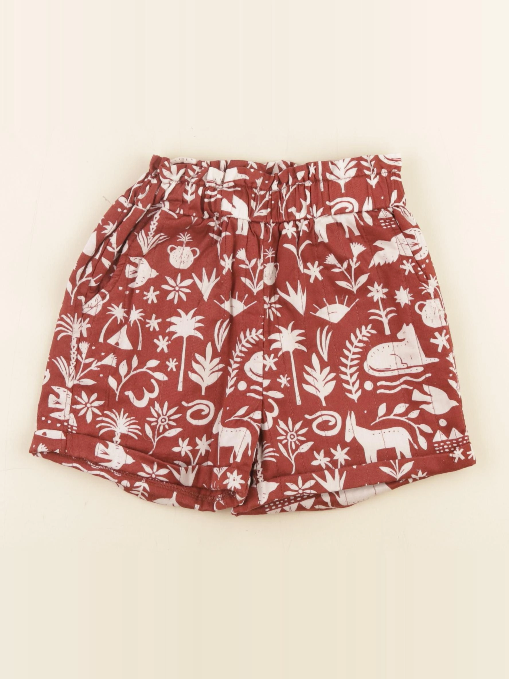 Tape à l'oeil - short rouge - 6 ans