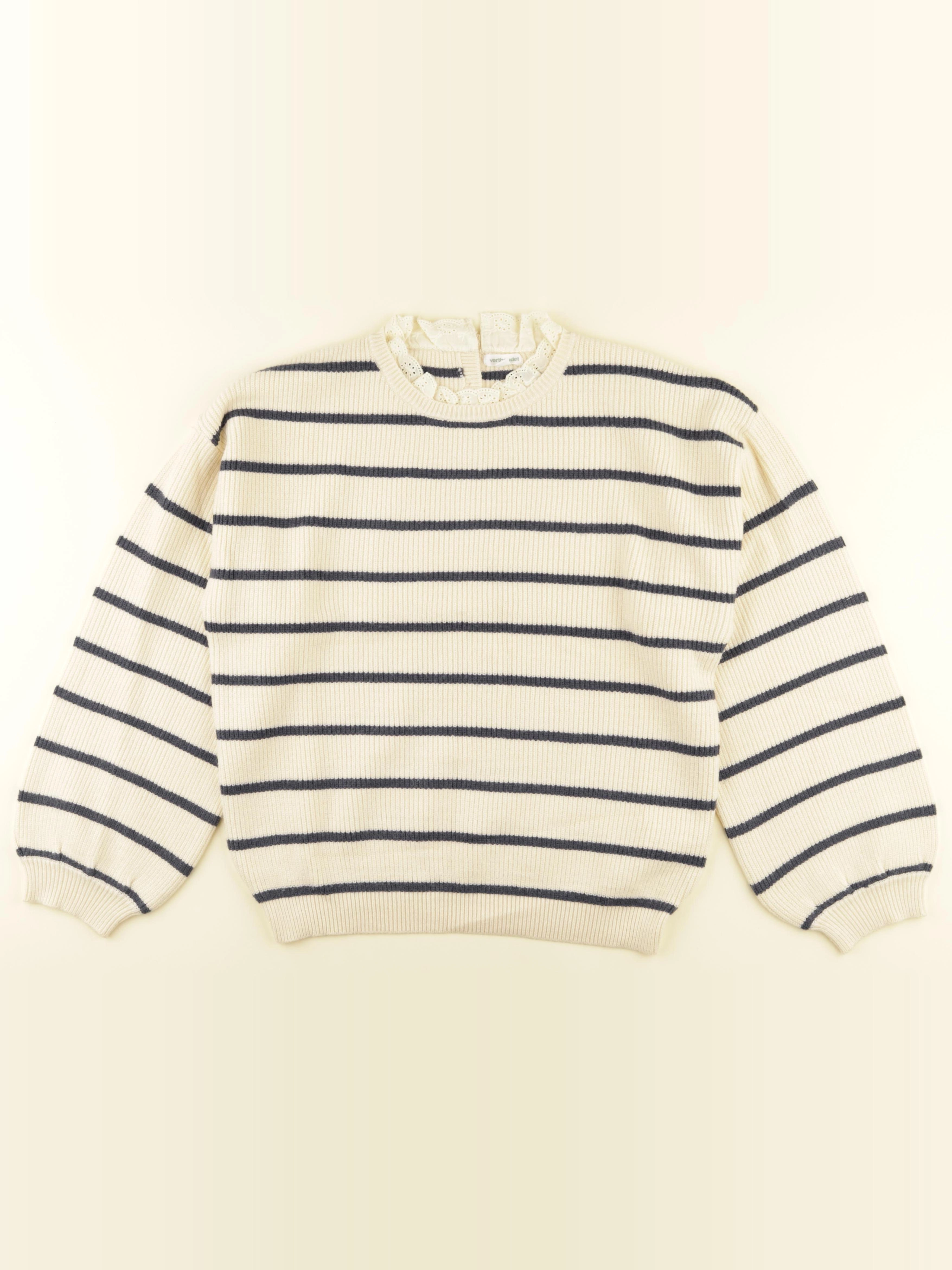 Vertbaudet - pull beige - 14 ans