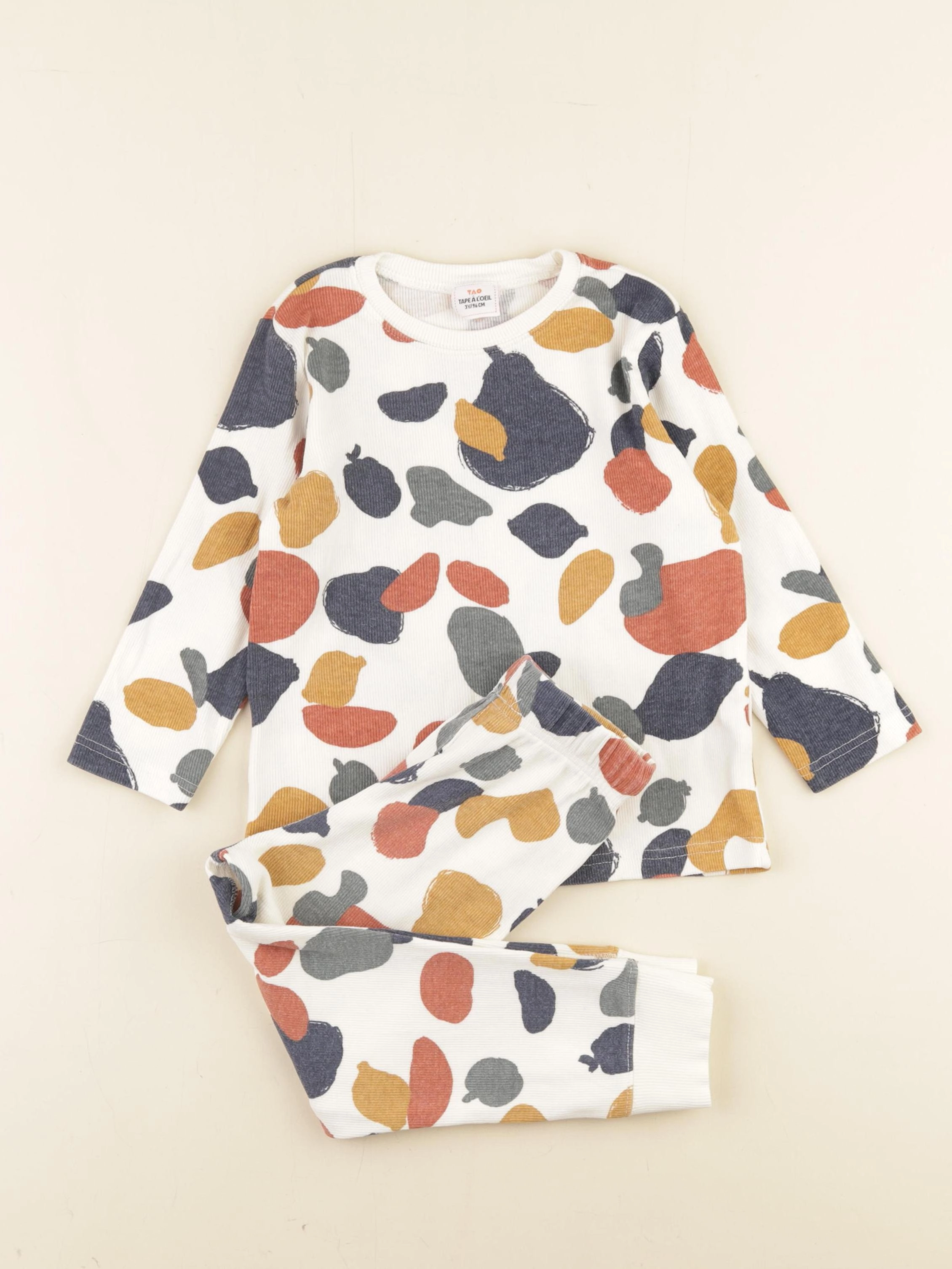 Tape à l'oeil - pyjama coton multicolore - 3 ans
