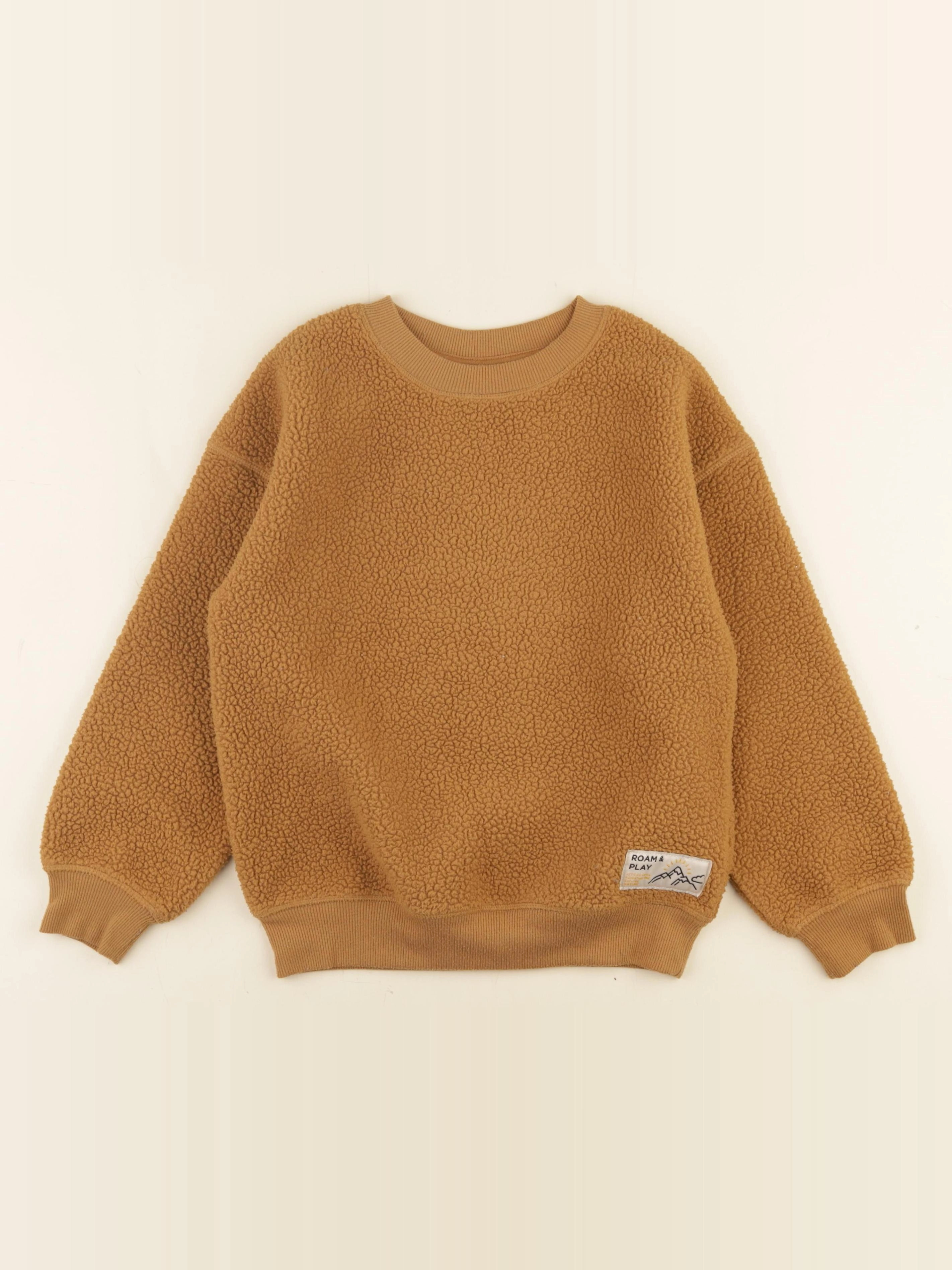 H&M - pull marron - 6/8 ans