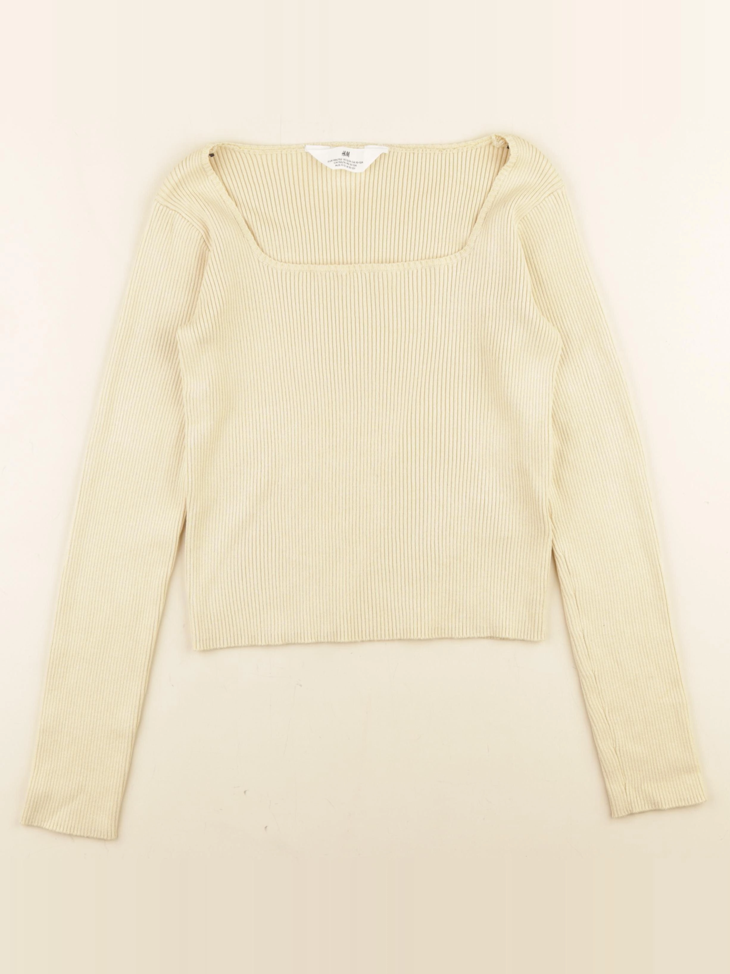 H&M - pull jaune - 10/12 ans