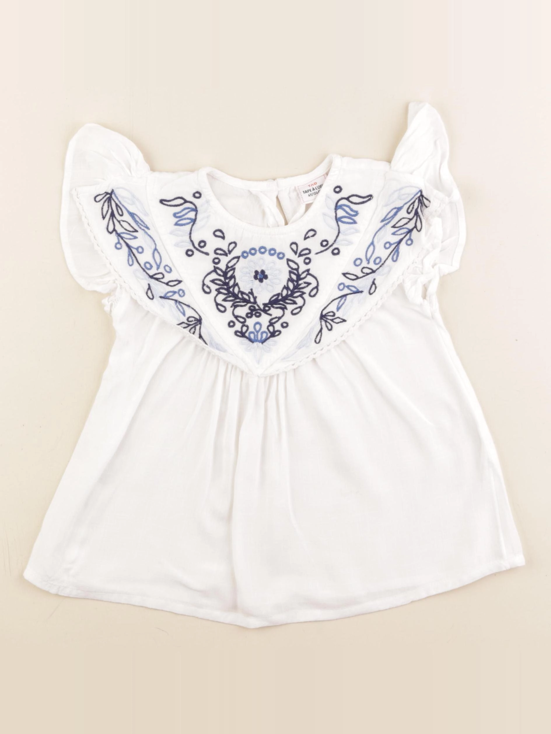 Tape à l'oeil - blouse blanc - 4 ans