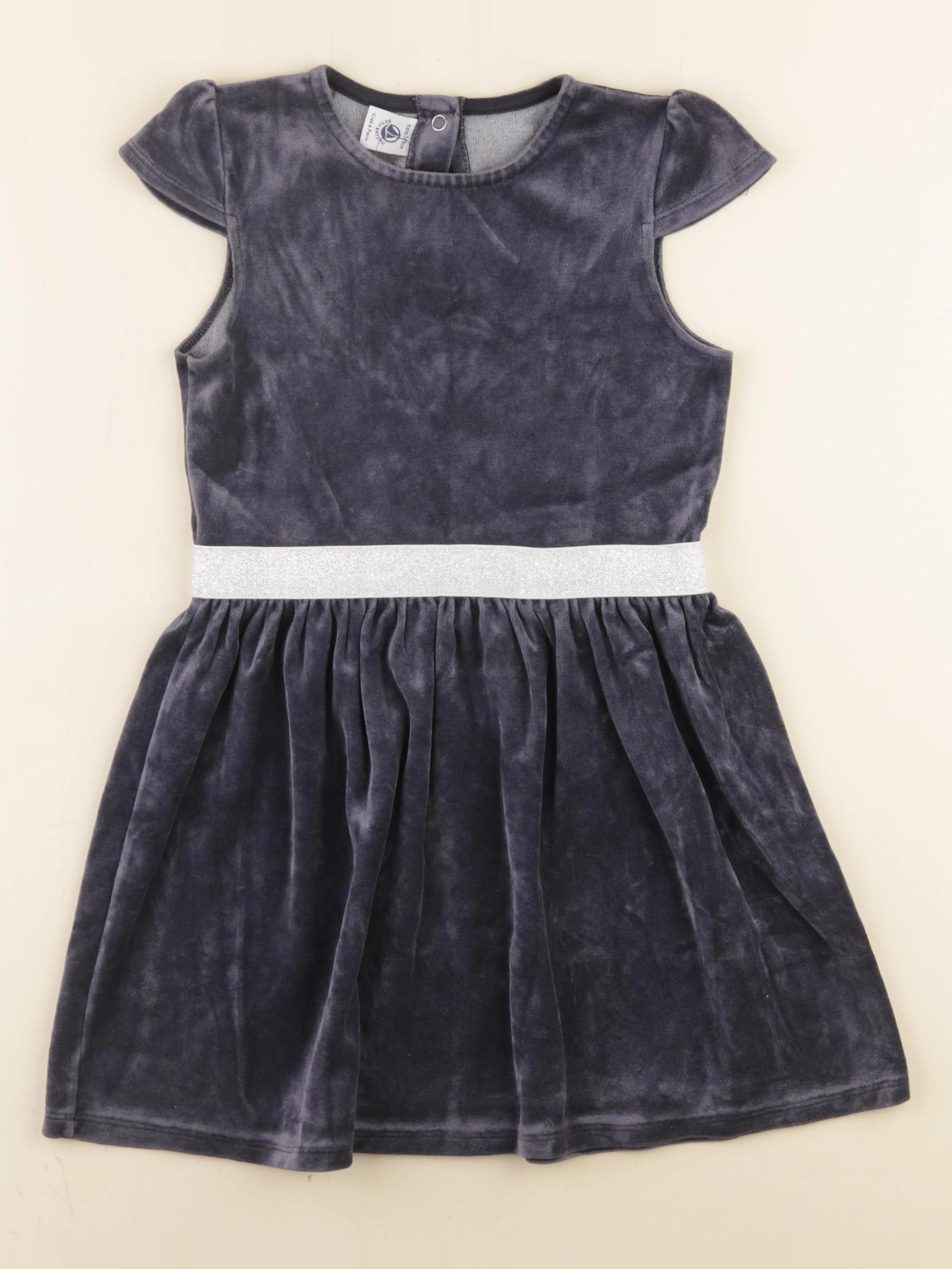 Petit Bateau - robe bleu - 8 ans