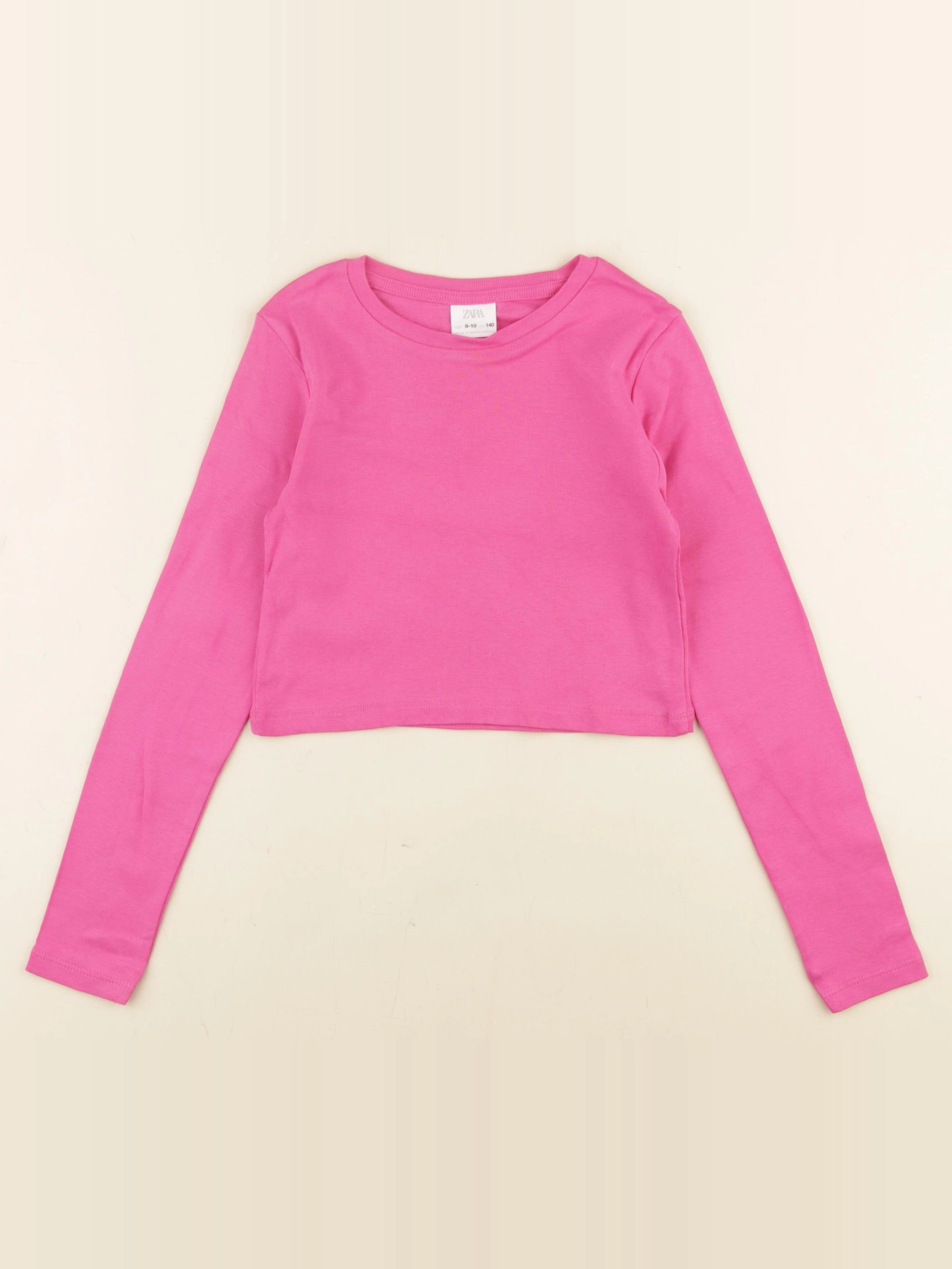 Zara - tee-shirt rose - 9/10 ans
