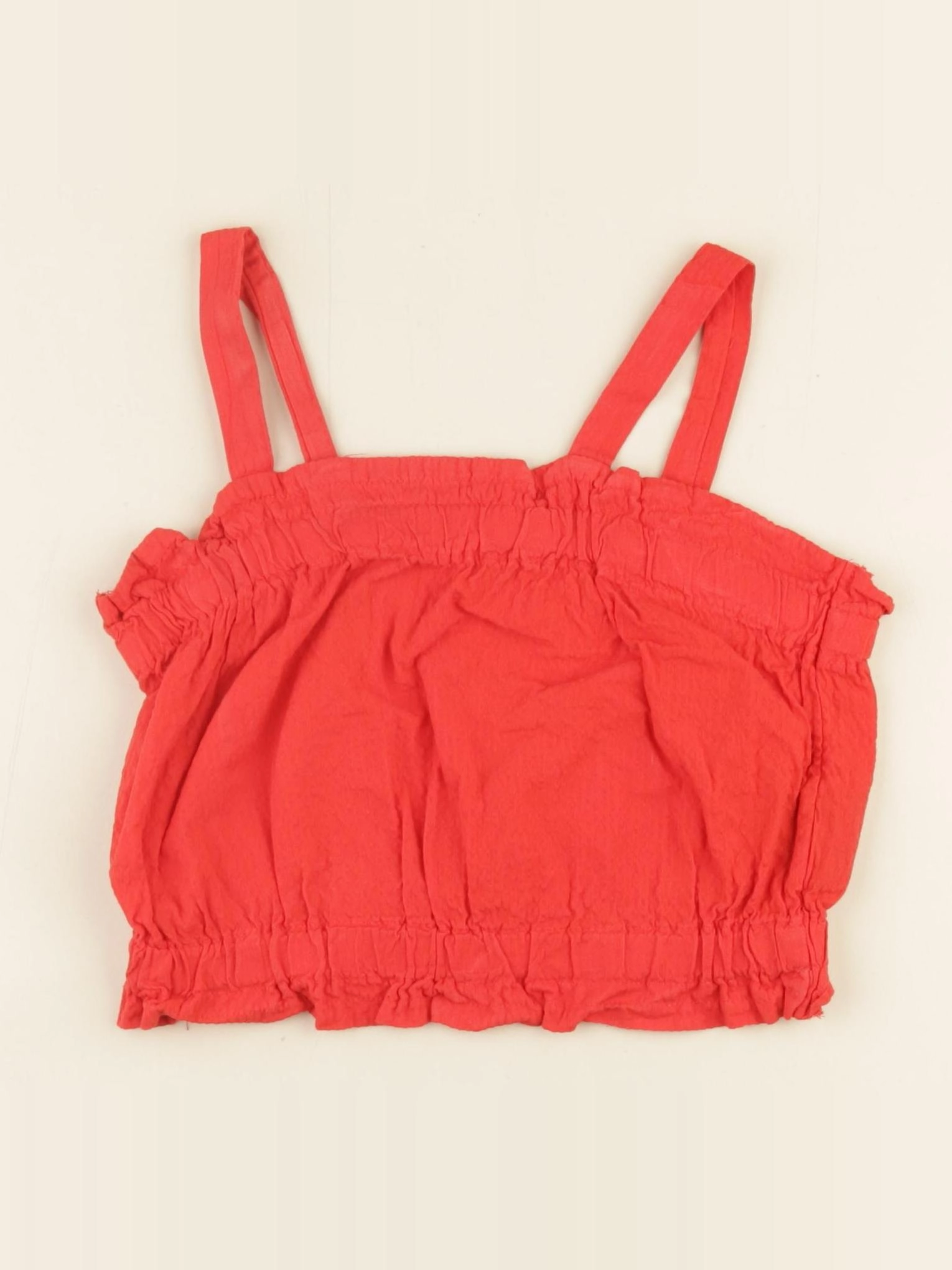 H&M - blouse rouge - 5/6 ans