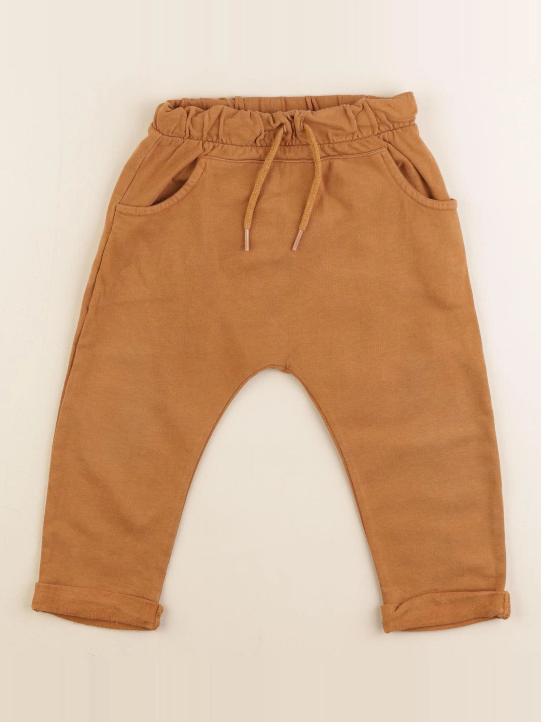 Vertbaudet - sarouel marron - 2 ans