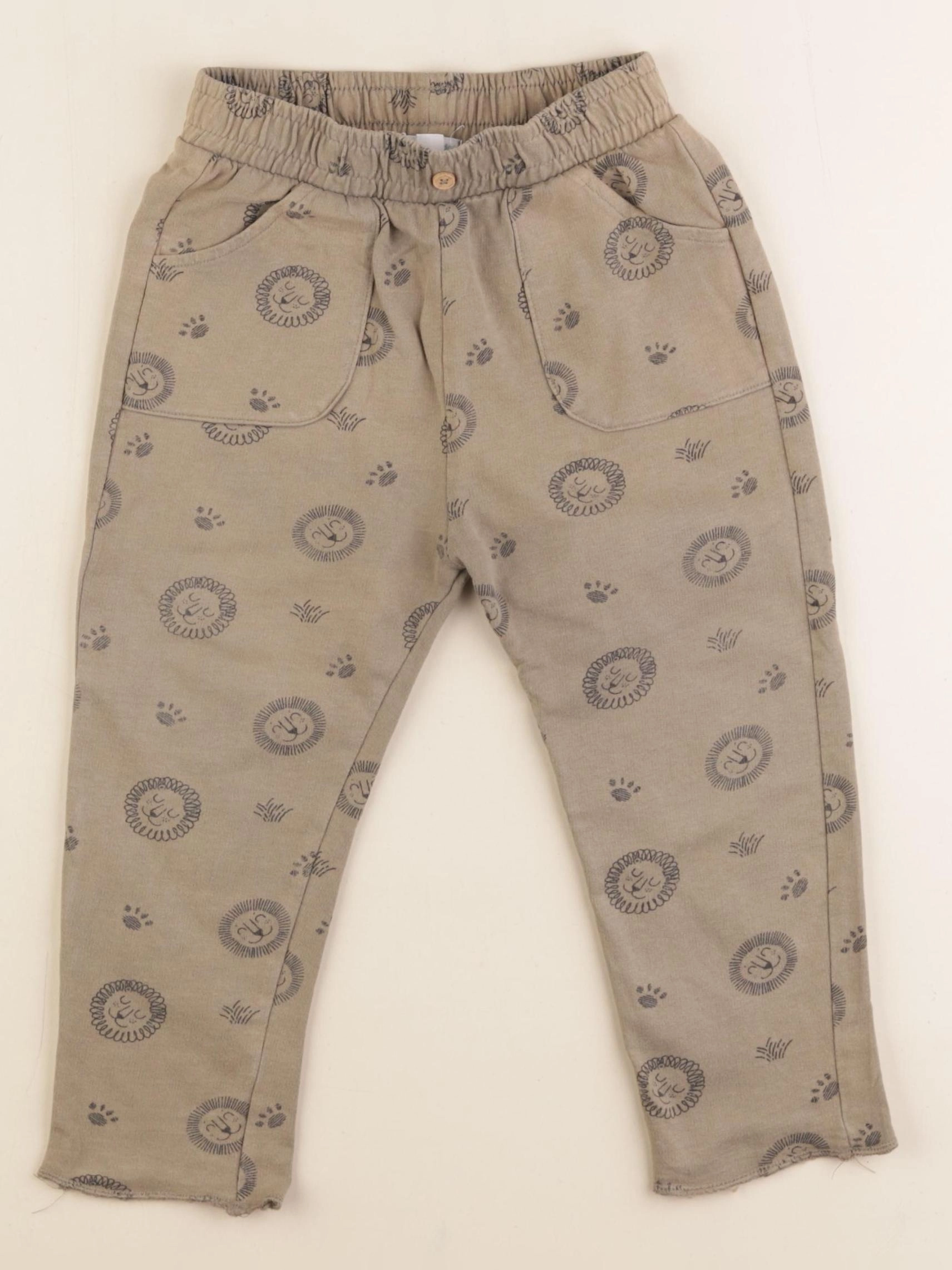 Vertbaudet - pantalon marron - 2 ans