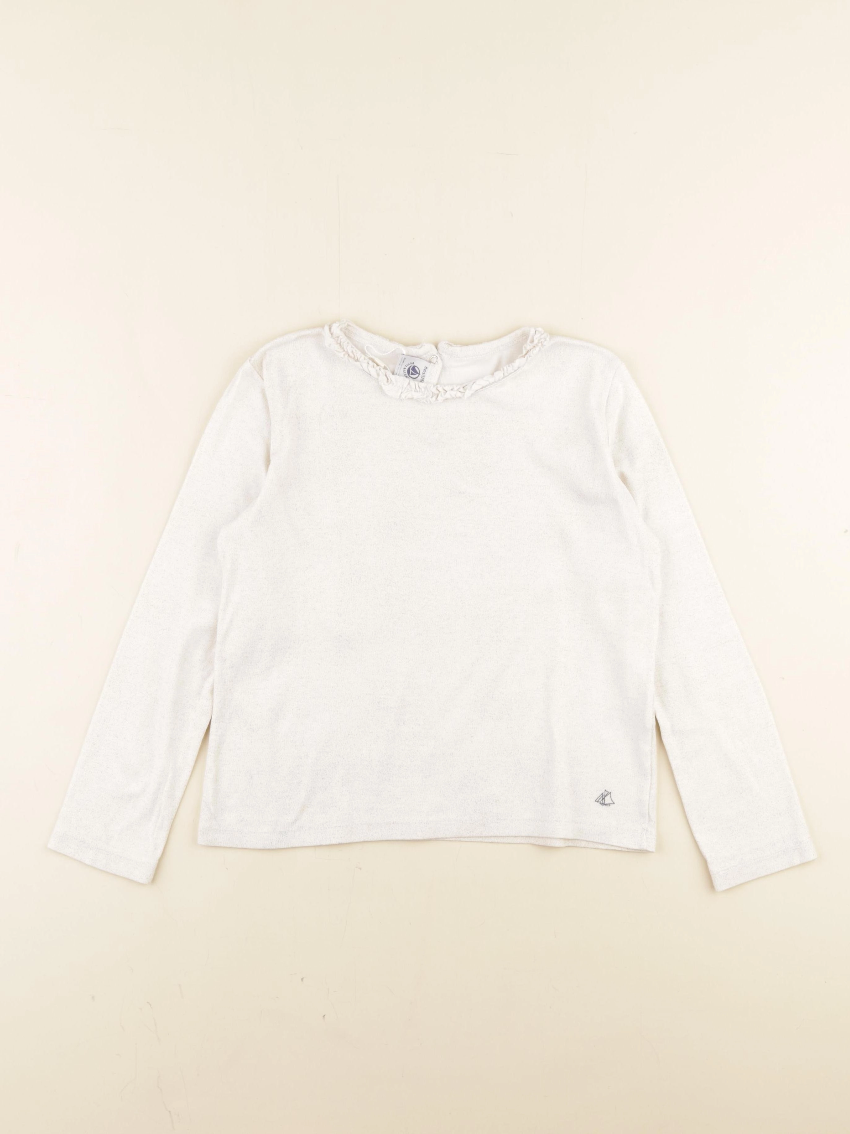 Petit Bateau - tee-shirt beige, or - 8 ans