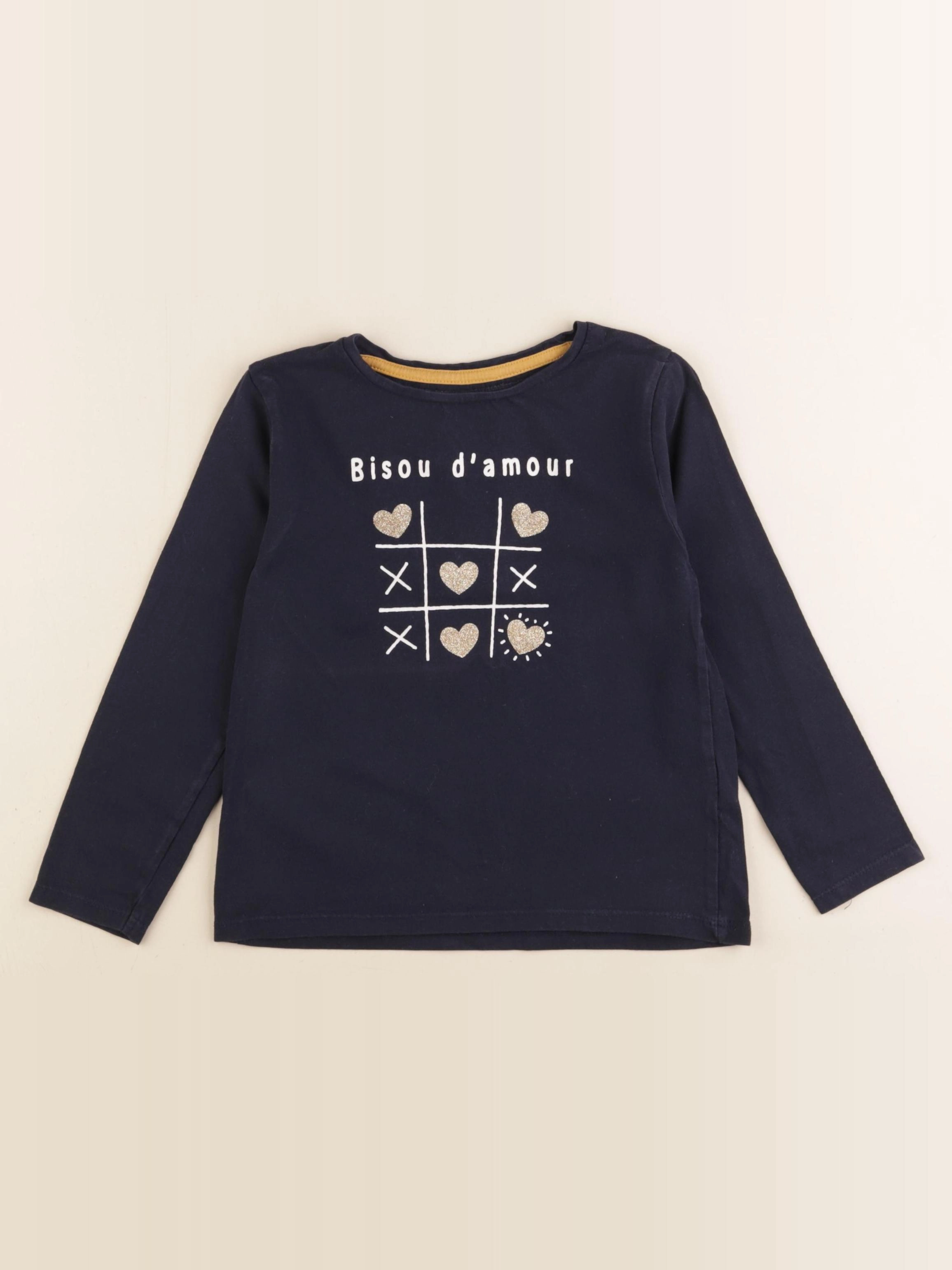 Vertbaudet - tee-shirt bleu - 6 ans