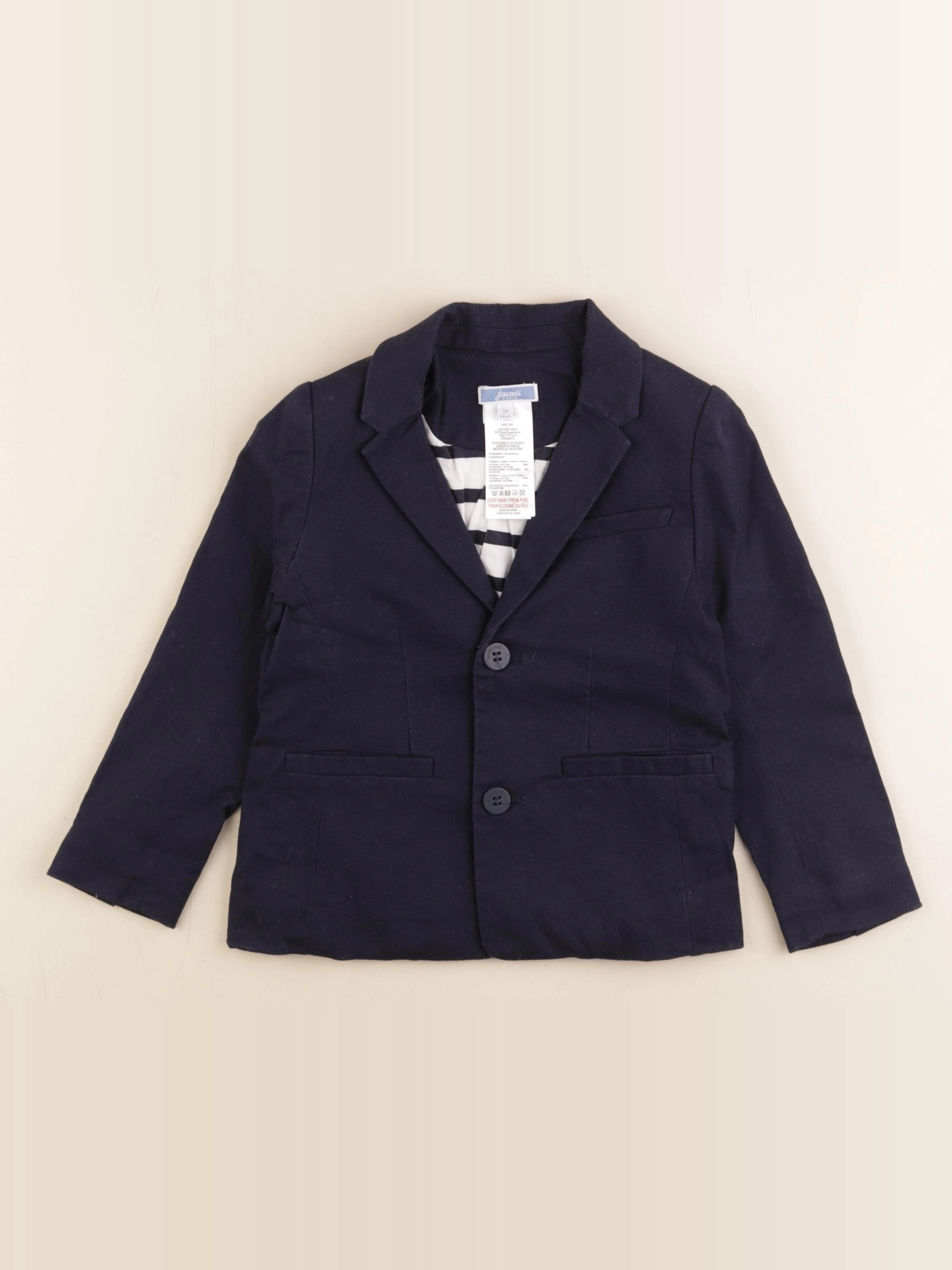 Jacadi - veste bleu - 3 ans