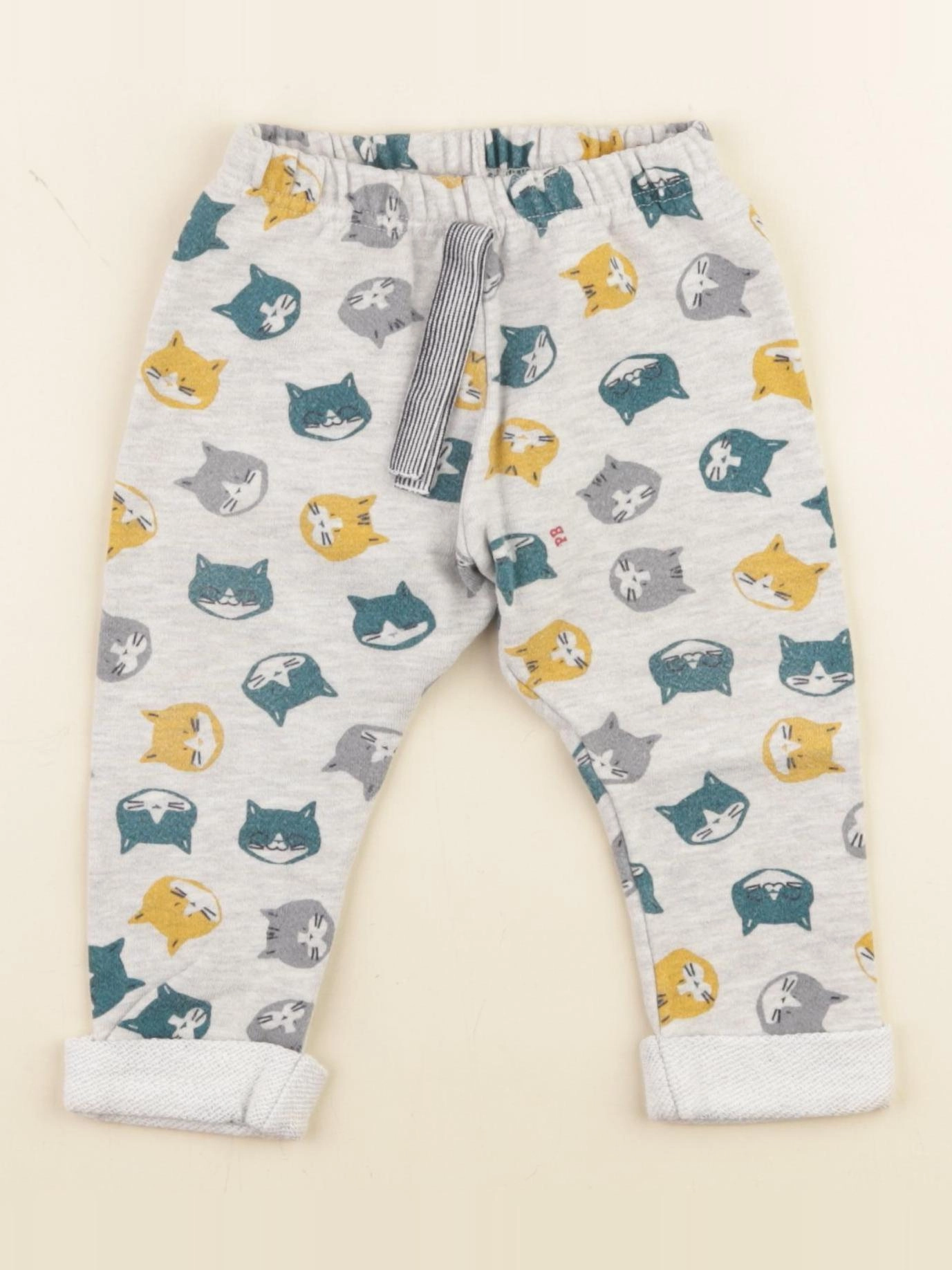 Petit Bateau - pantalon multicolore - 12 mois