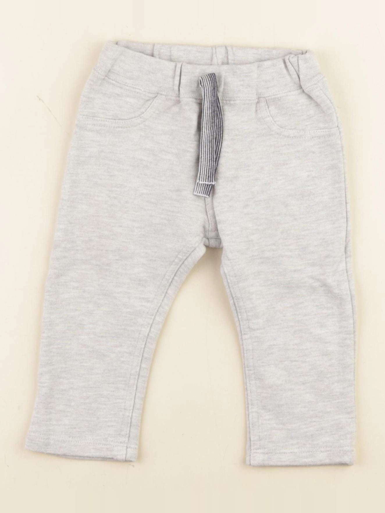Petit Bateau - pantalon gris - 6 mois