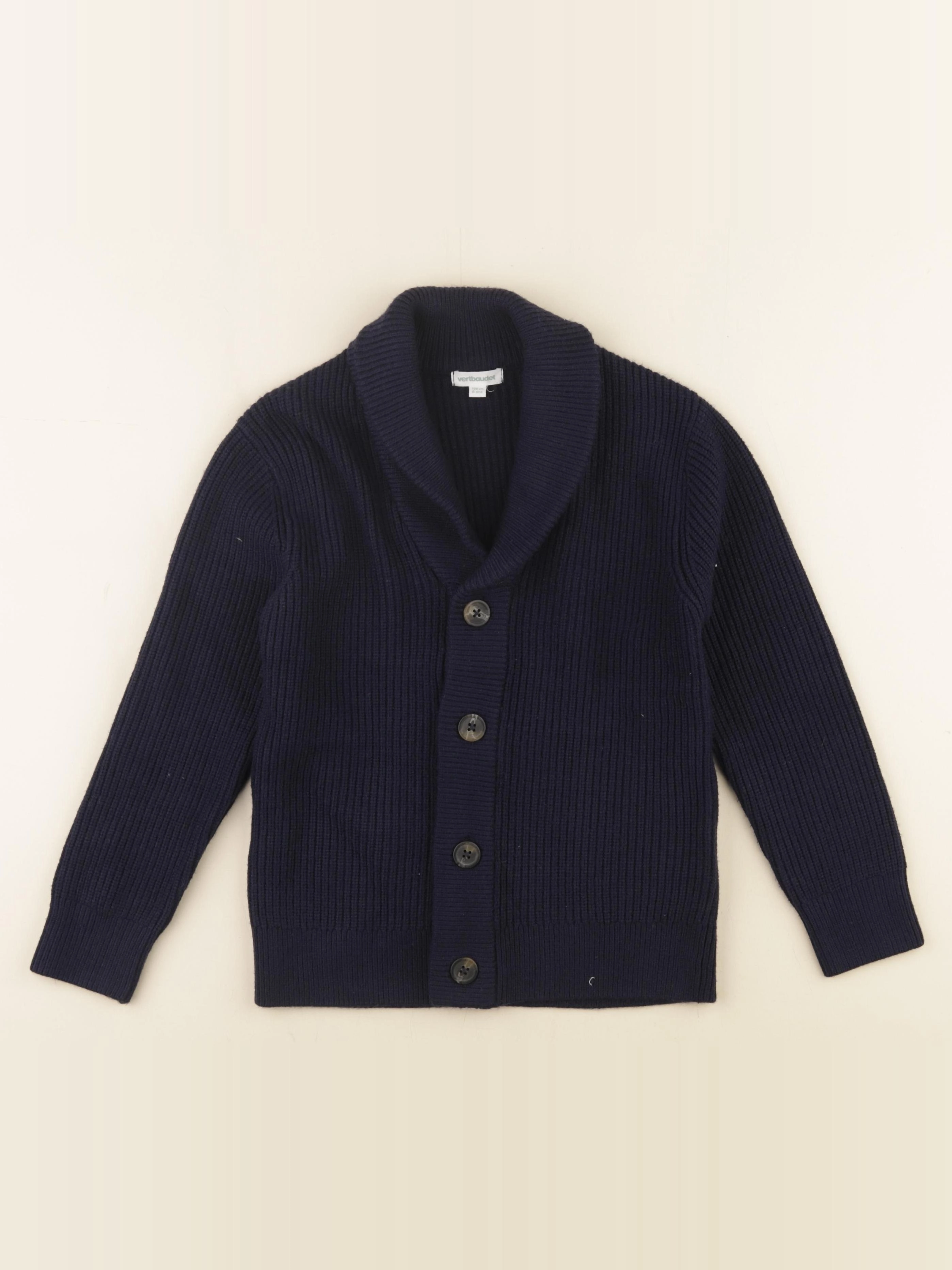 Vertbaudet - gilet bleu - 8 ans