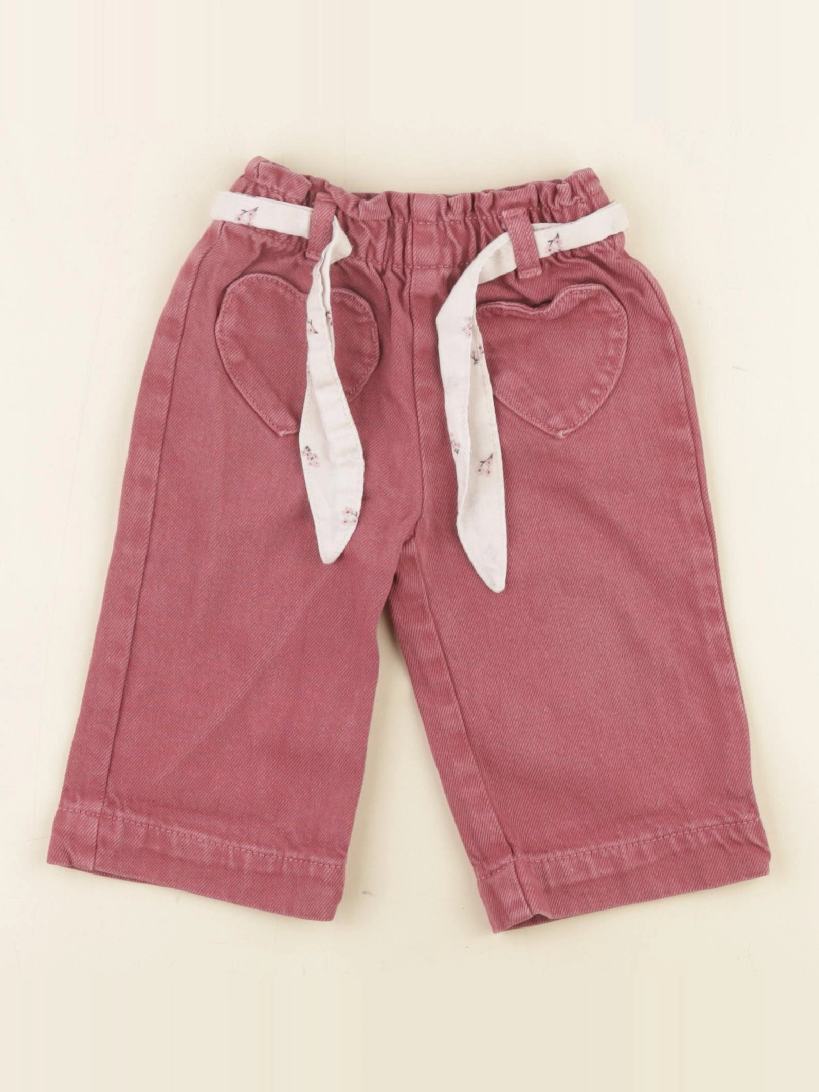 Vertbaudet - jean rose - 9 mois