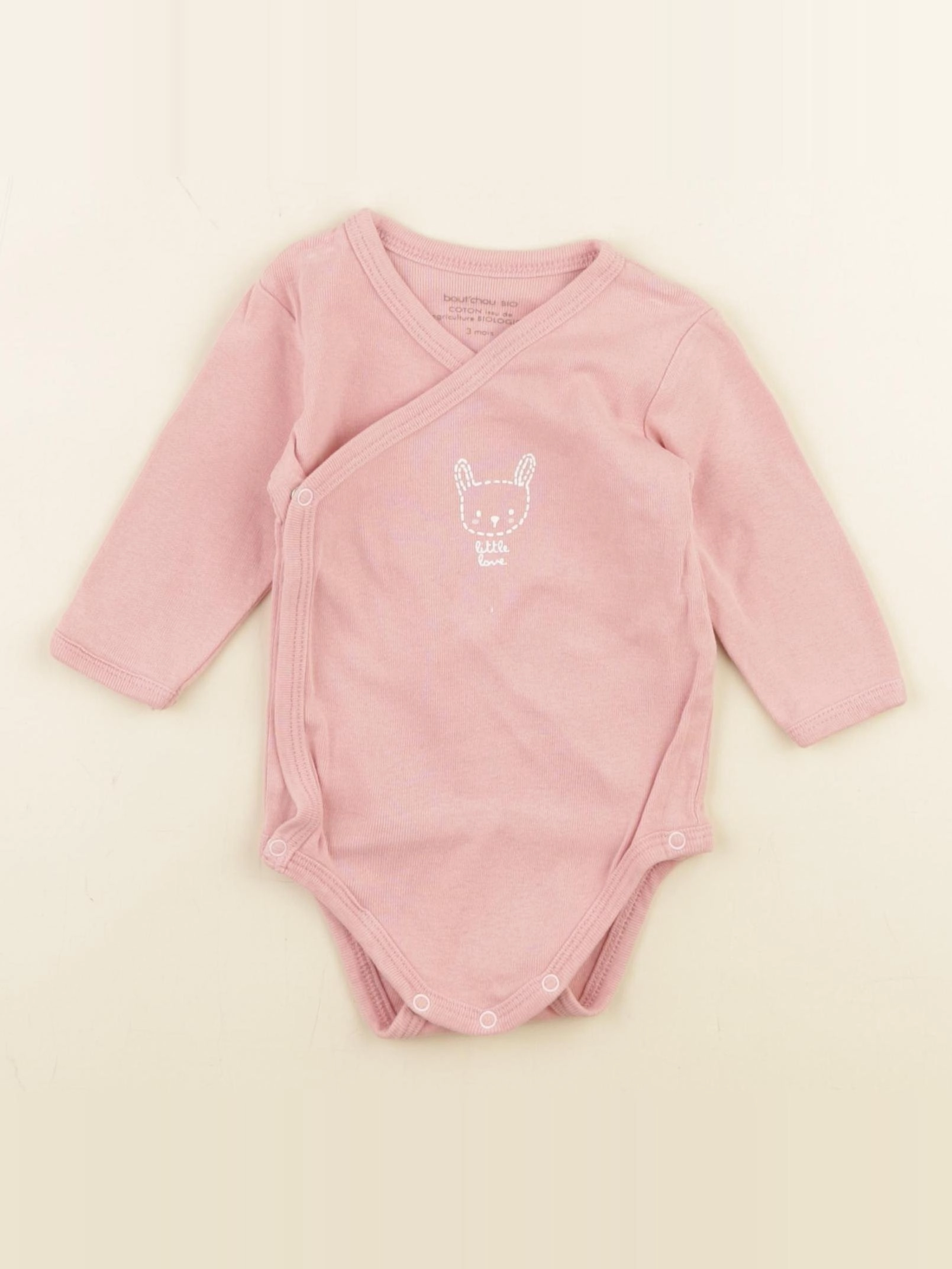 Boutchou - body rose - 3 mois