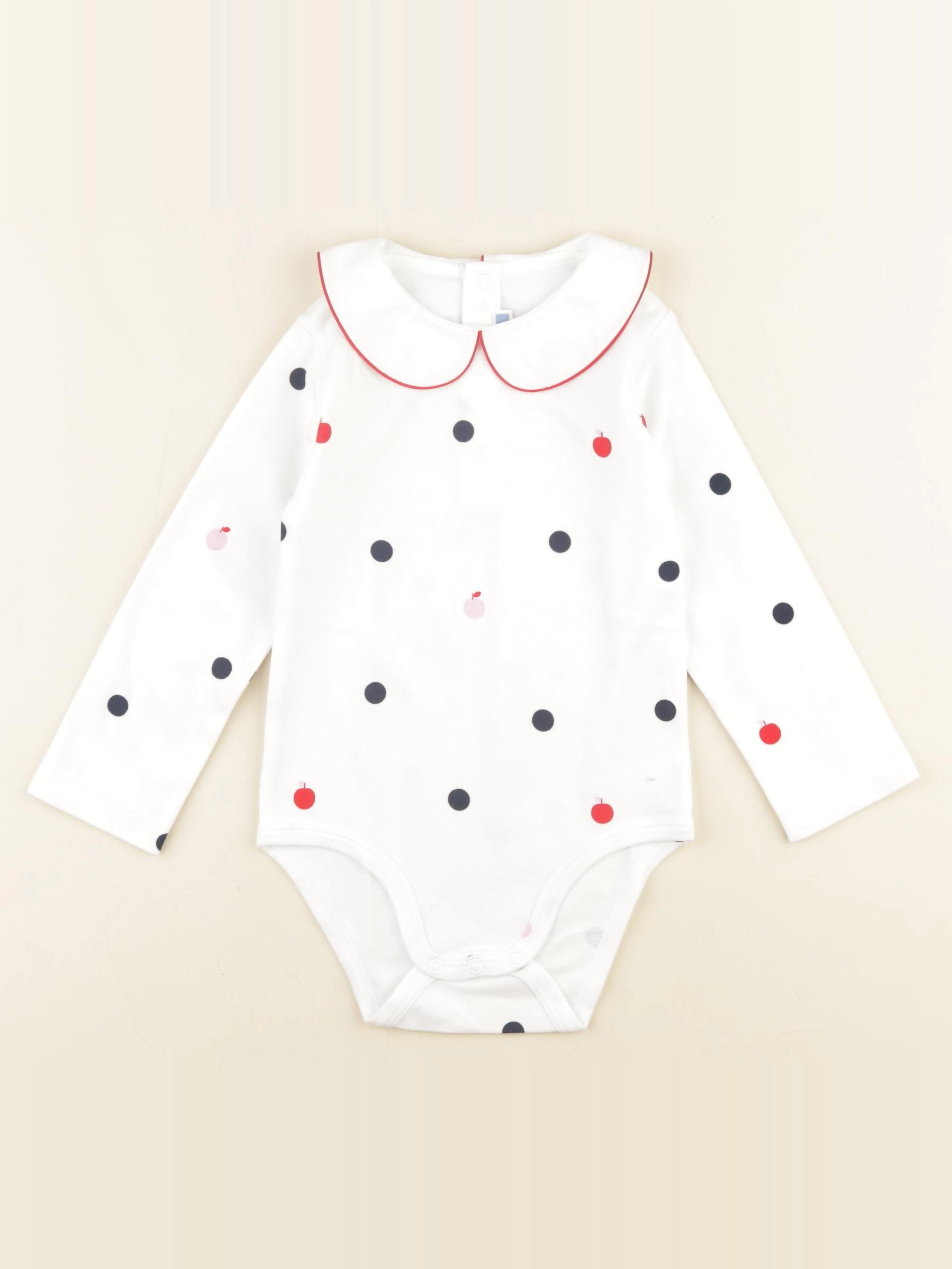 Jacadi - body à col blanc, multicolore - 36 mois