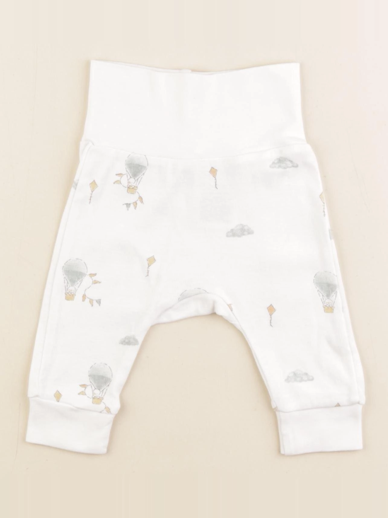 H&M - sarouel blanc - 1/2 mois