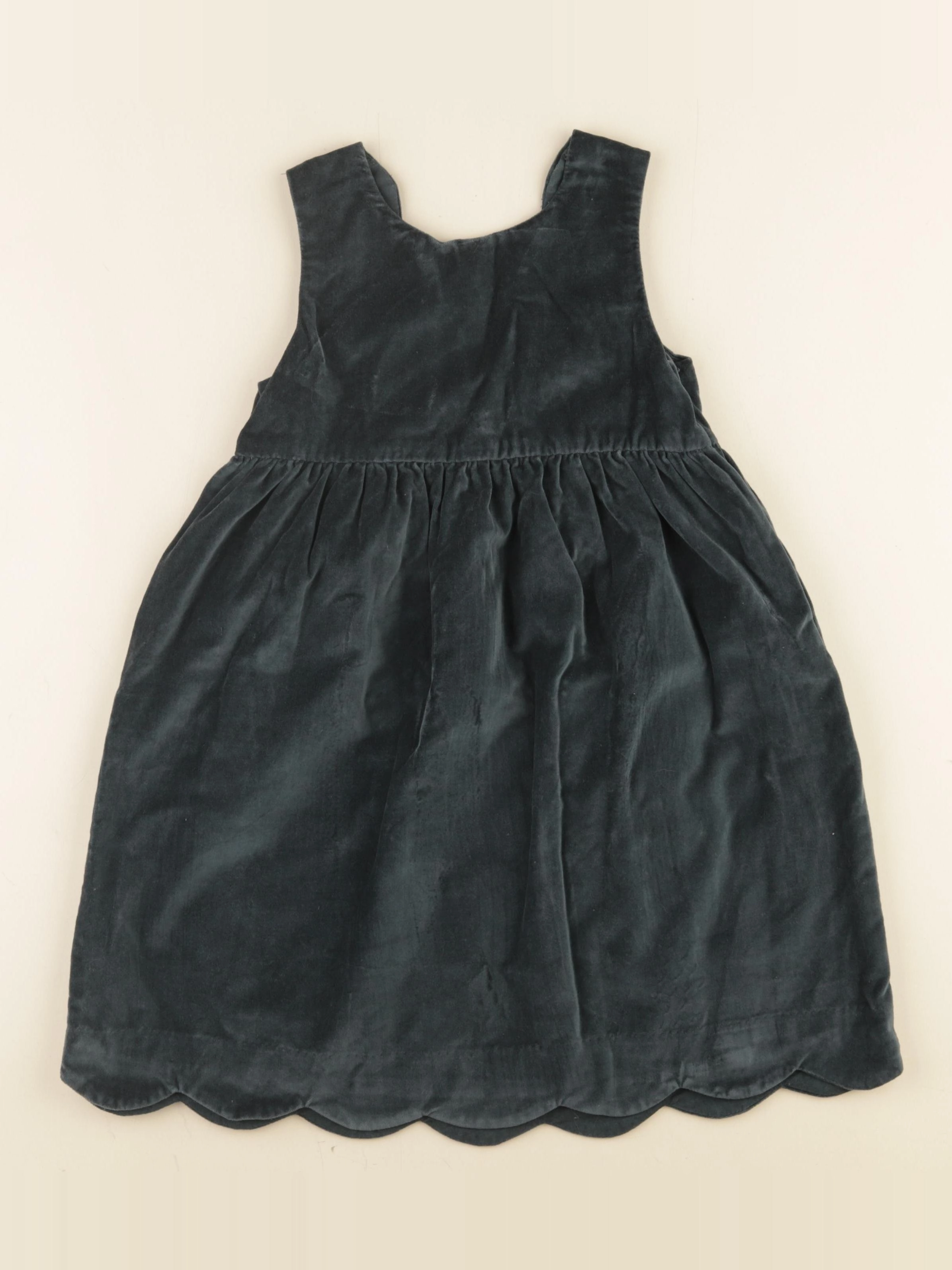 Vertbaudet - robe vert - 7 ans