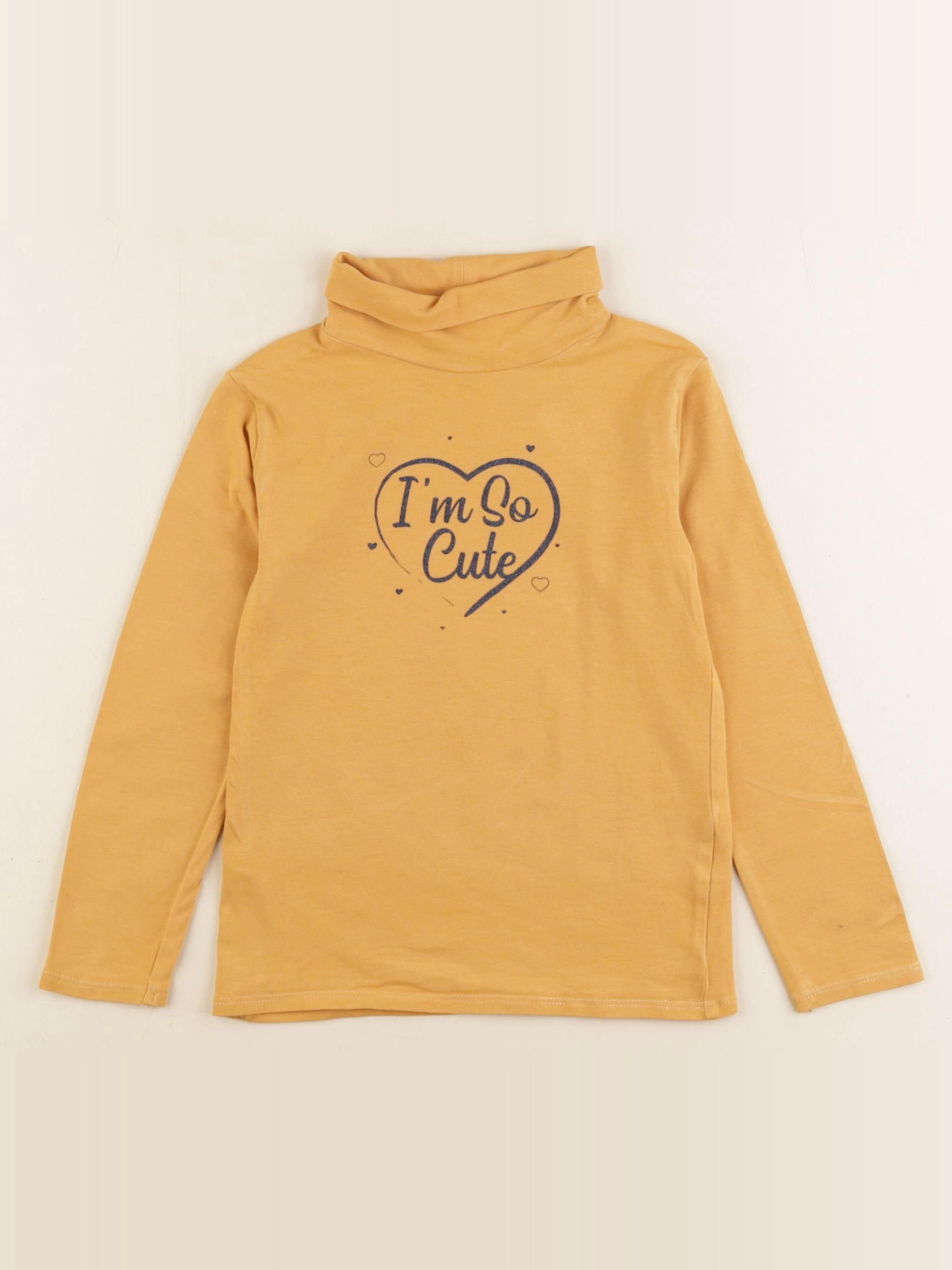 Vertbaudet - sous-pull jaune - 4 ans