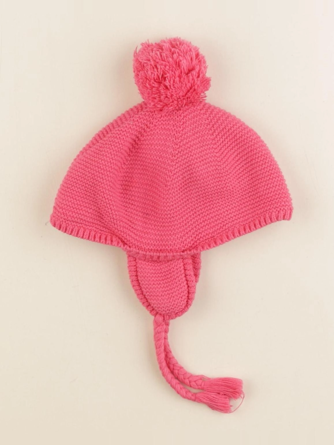 Vertbaudet - bonnet rose - 12/18 mois