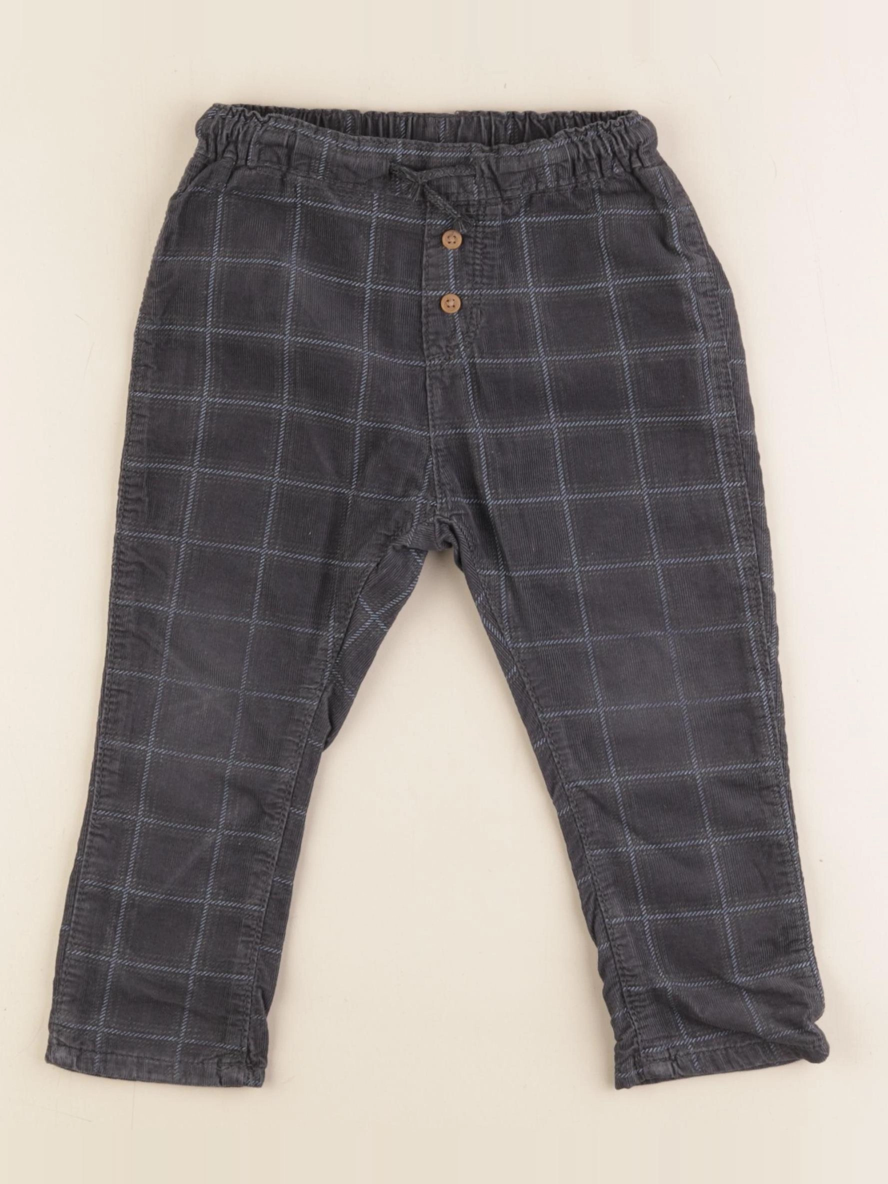 H&M - pantalon gris - 18/24 mois