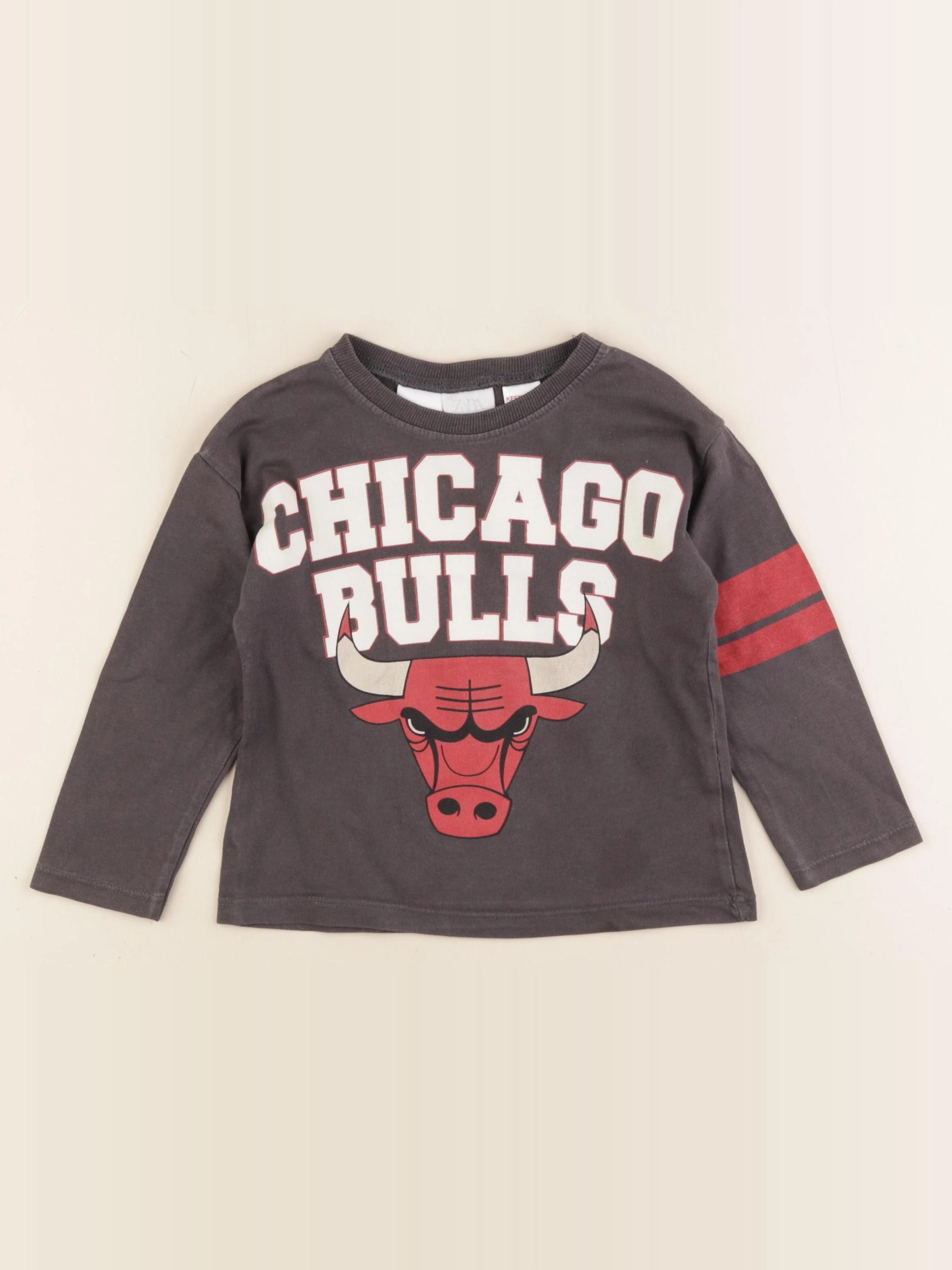 Zara - tee-shirt gris - 18/24 mois