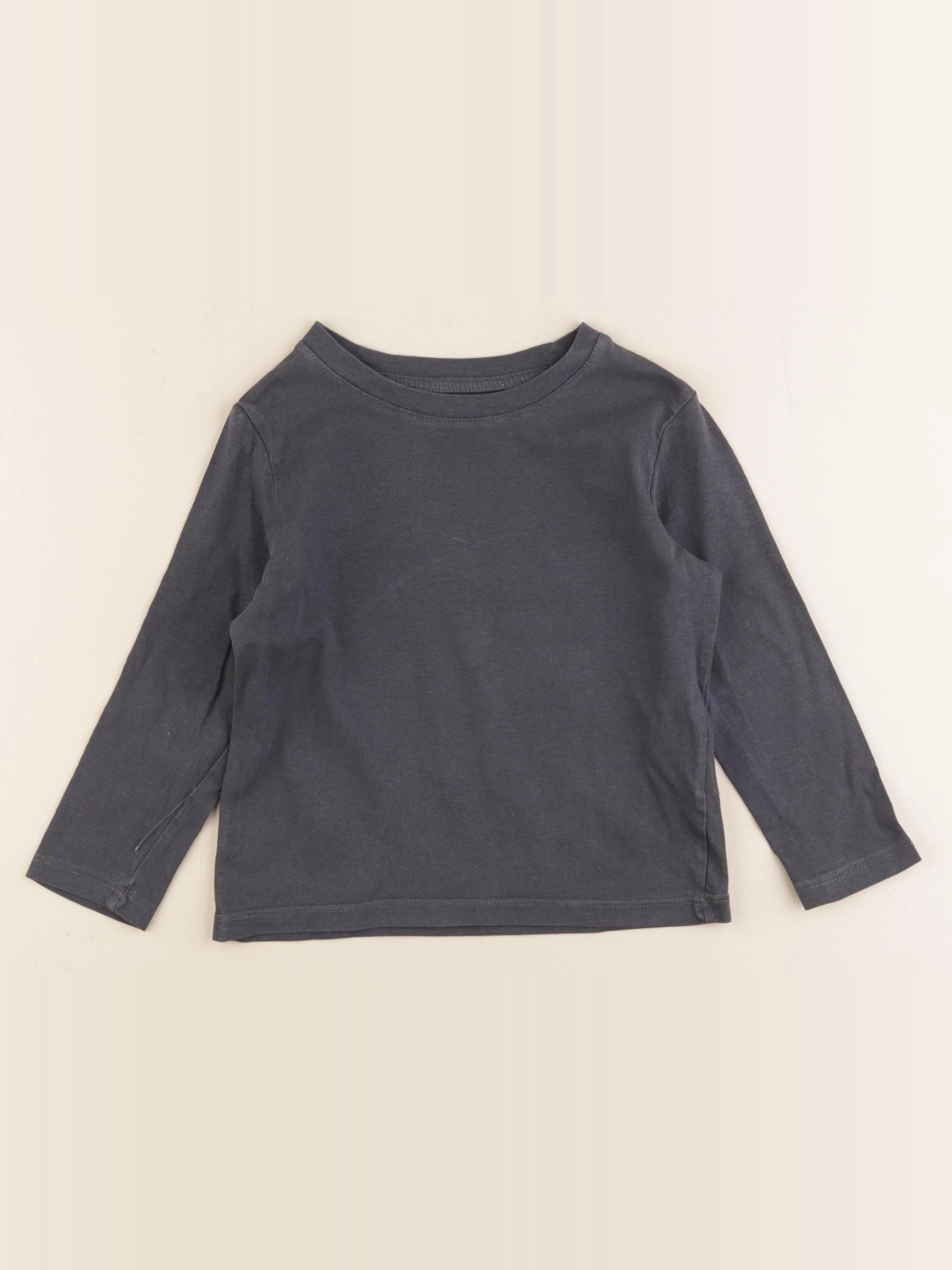 H&M - tee-shirt gris - 2/4 ans