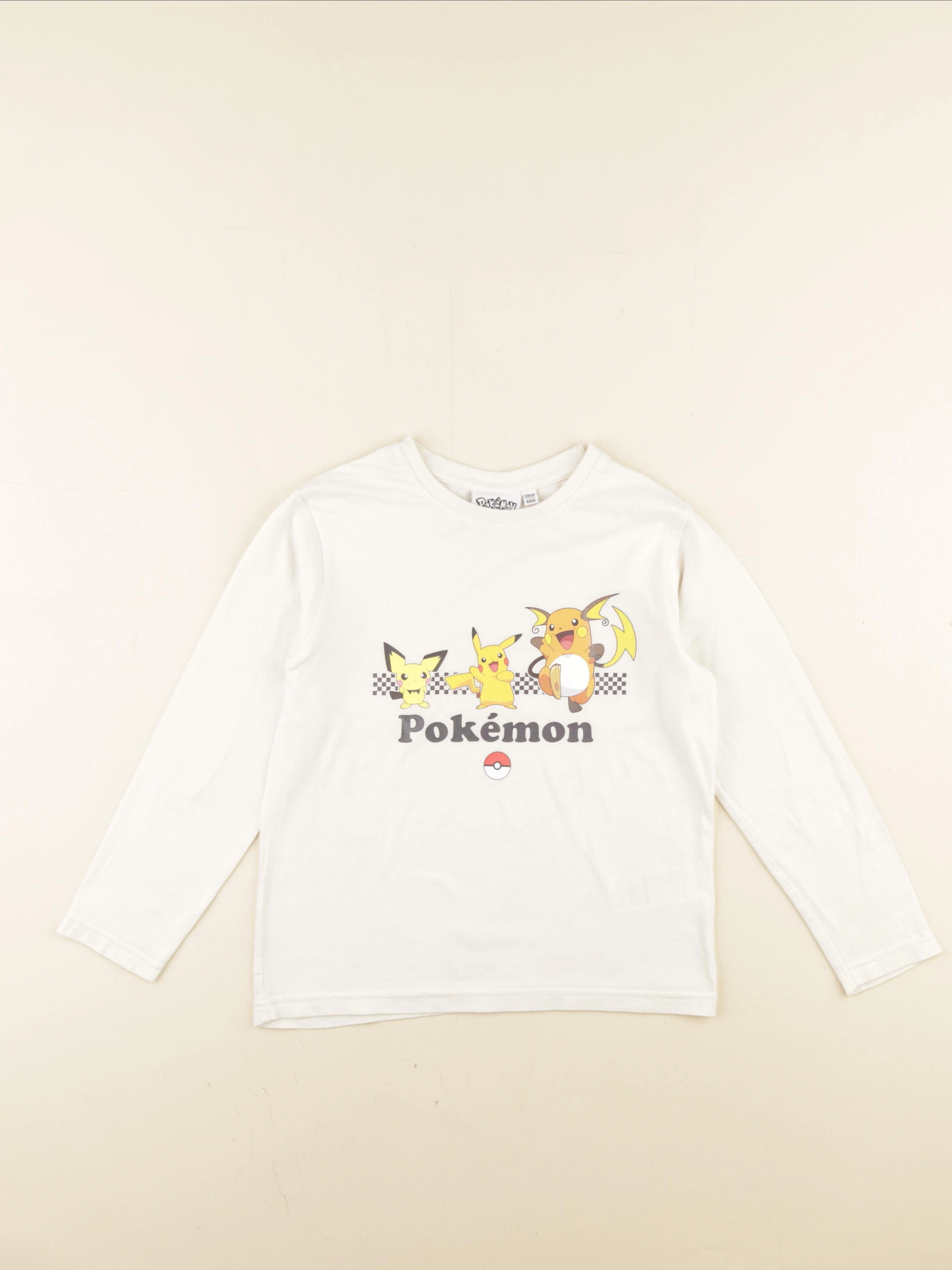 Vertbaudet - tee-shirt blanc - 8 ans