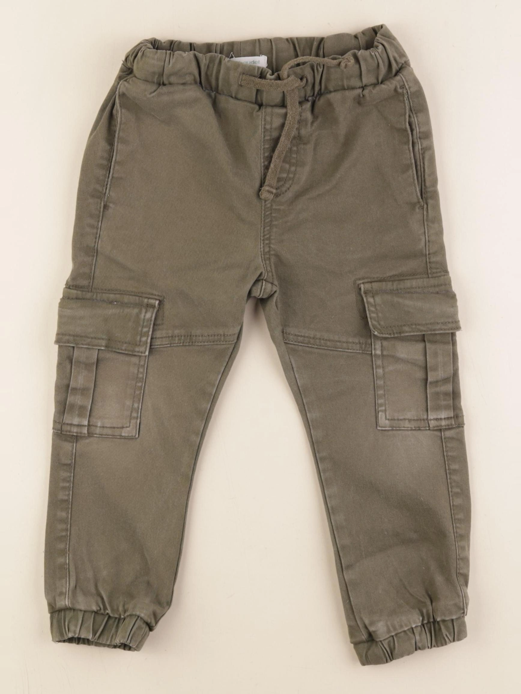 Vertbaudet - pantalon vert - 4 ans