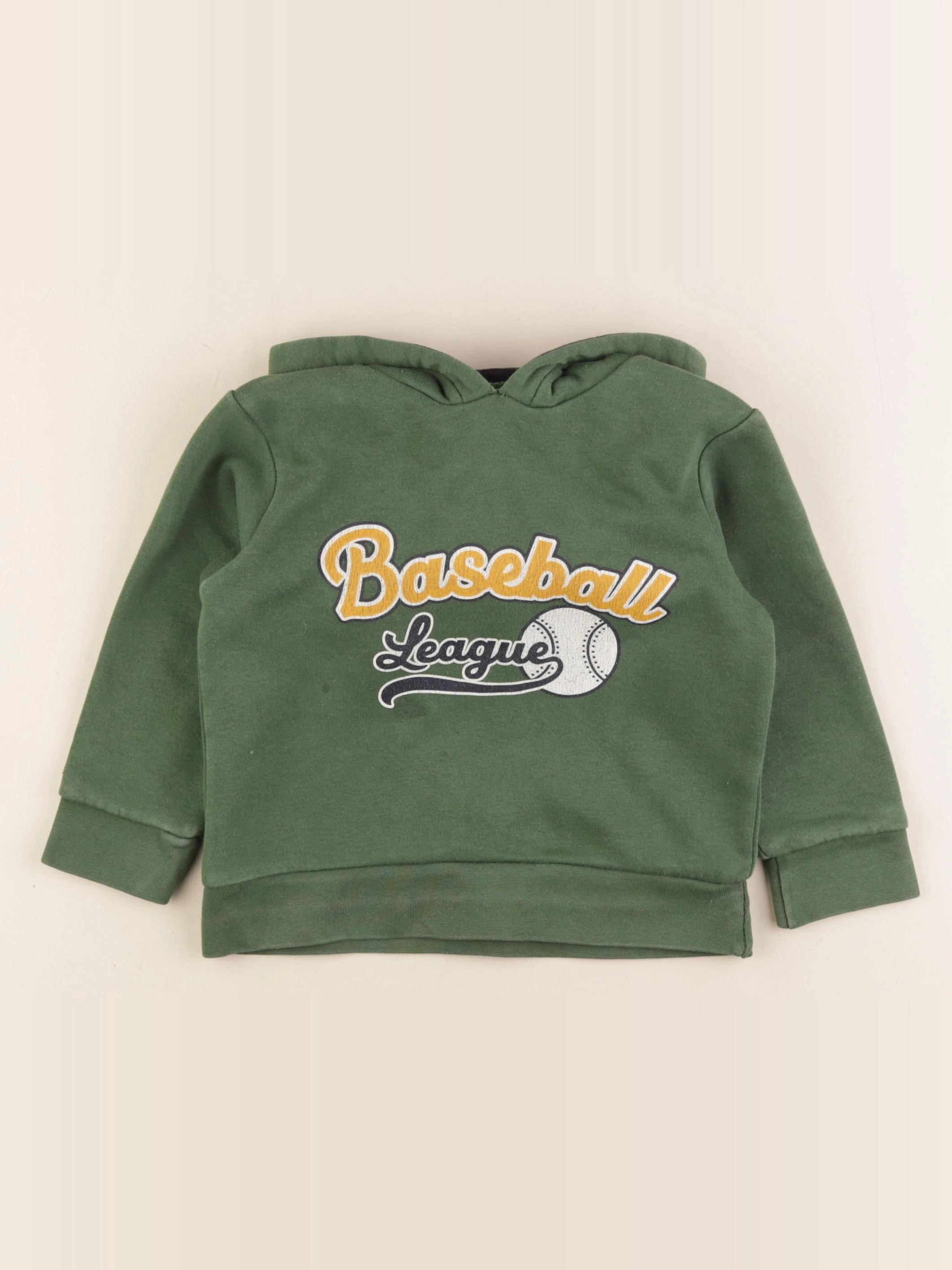 Vertbaudet - sweat vert - 4 ans