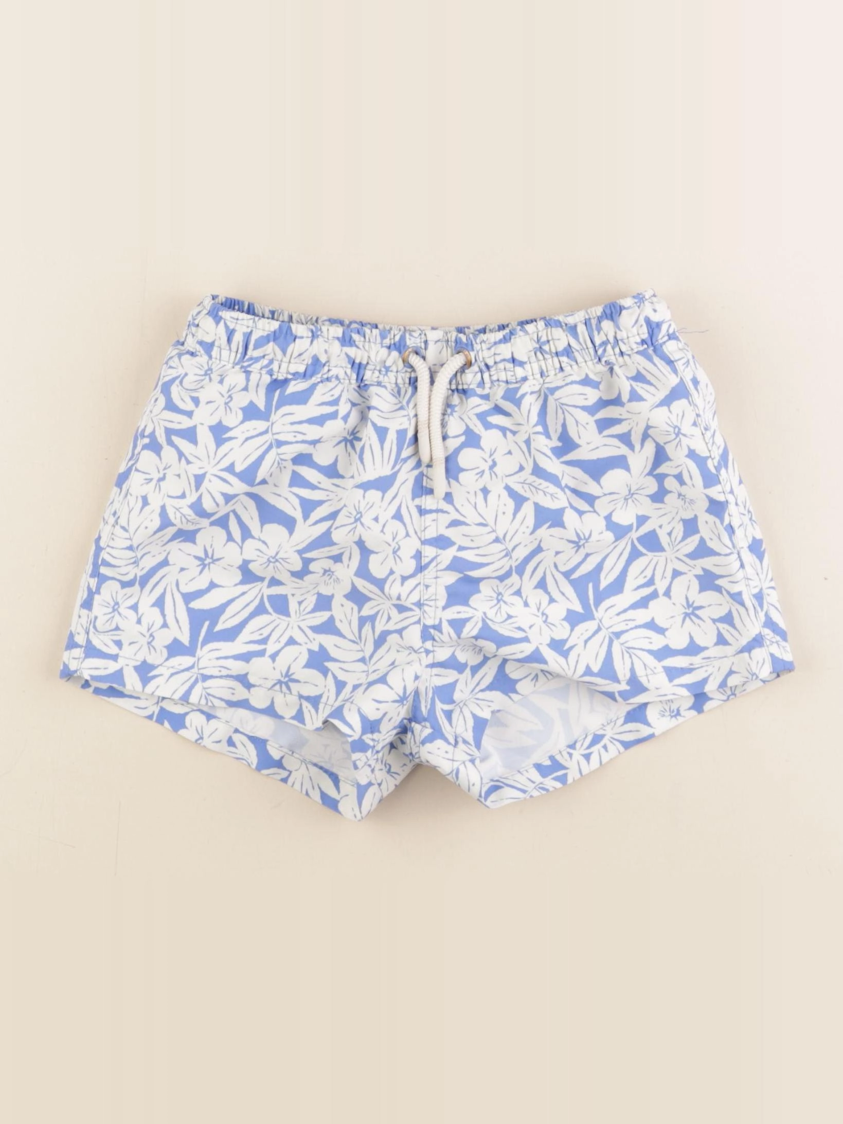 Zara - maillot de bain bleu, blanc - 4/5 ans