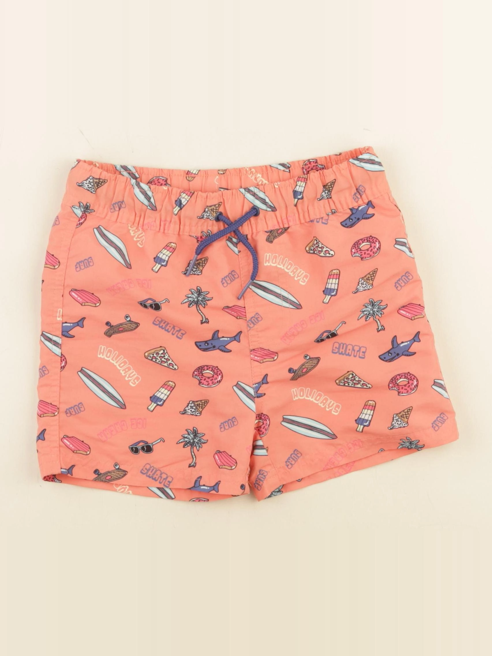 Vertbaudet - maillot de bain orange - 6 ans