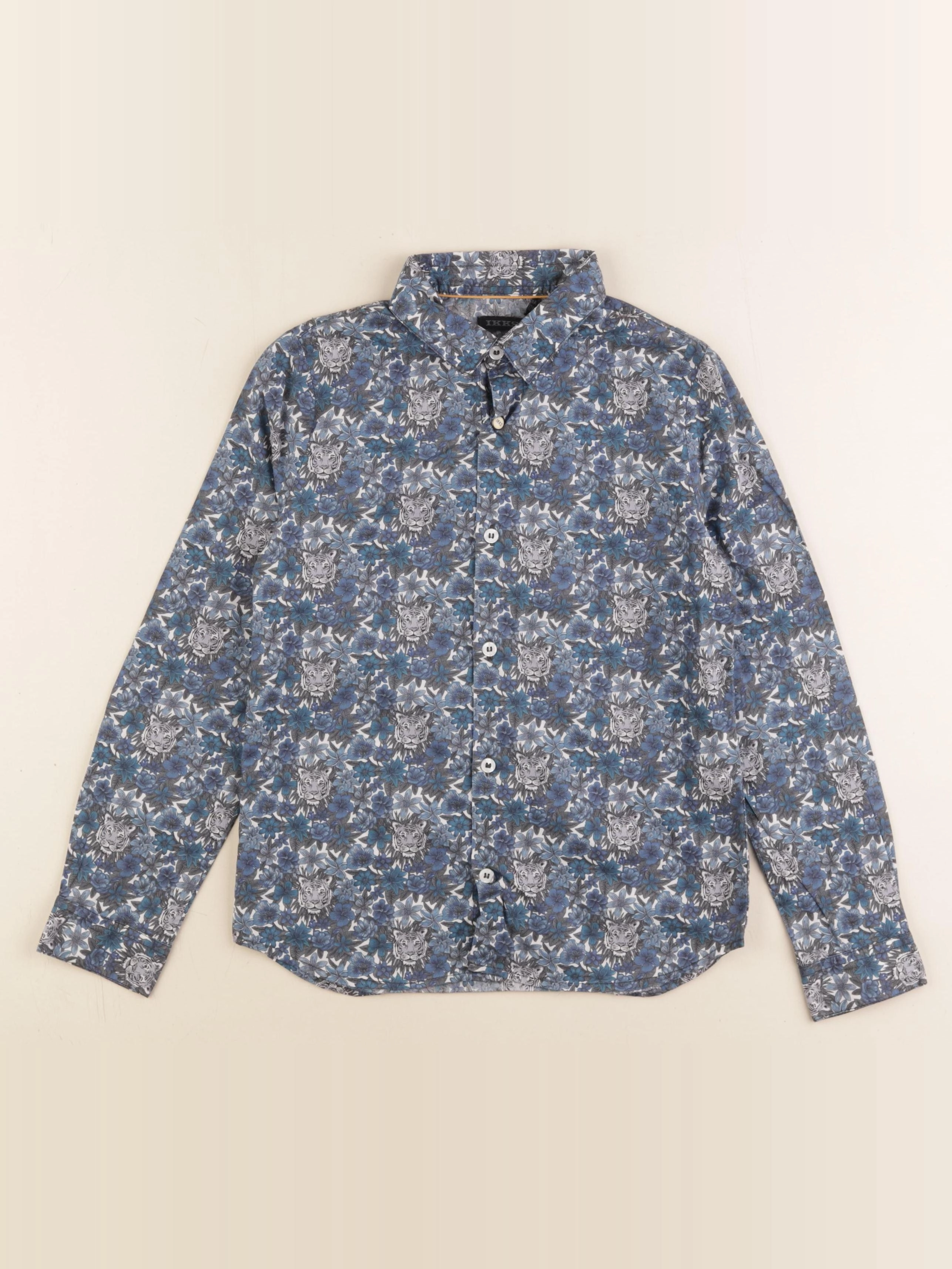 IKKS - chemise bleu - 8 ans