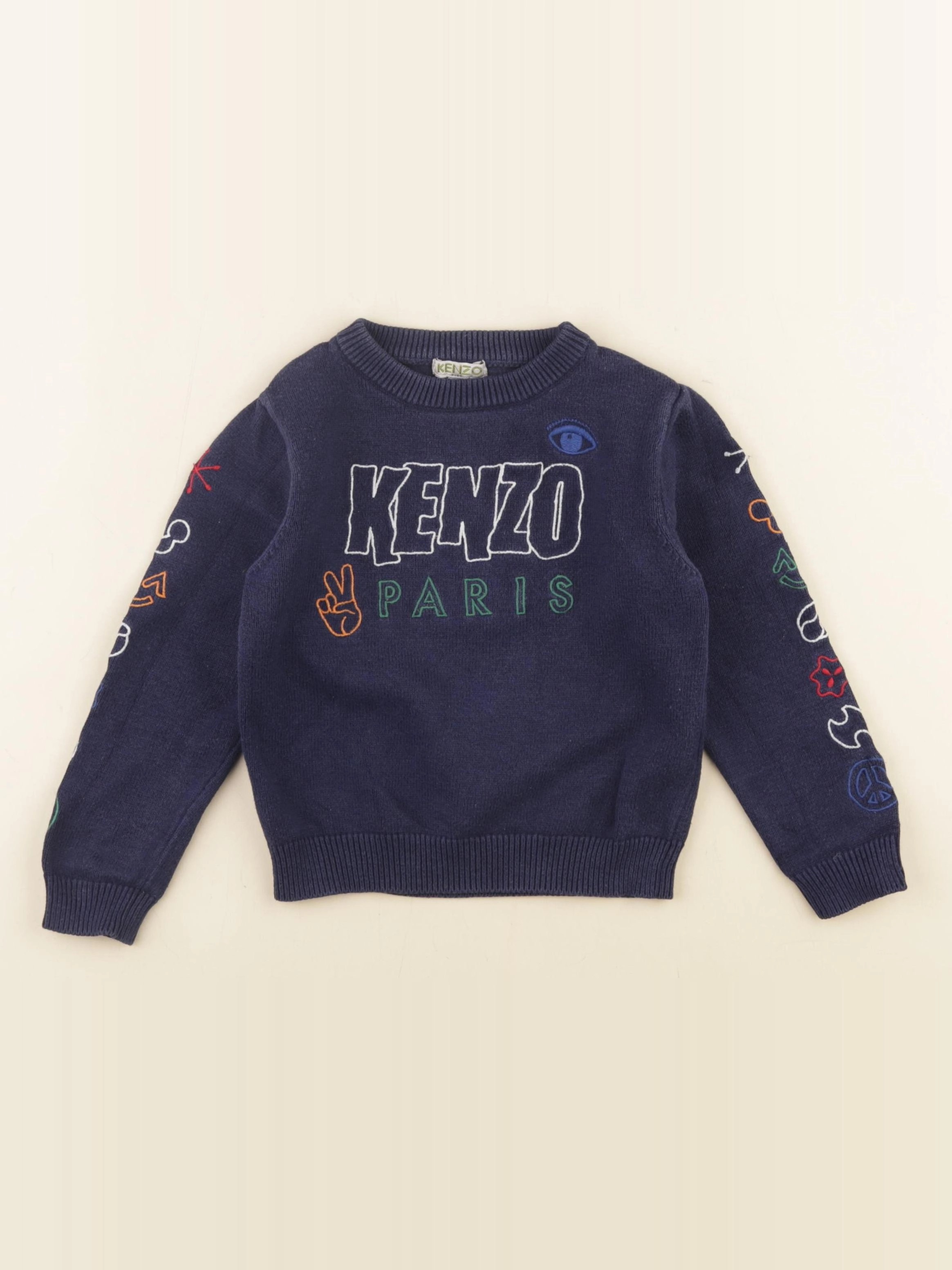 Kenzo - pull bleu - 4 ans