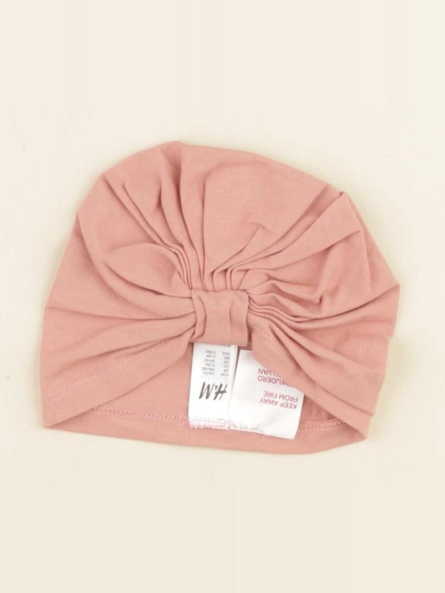 H&M - bonnet rose - 0/2 mois