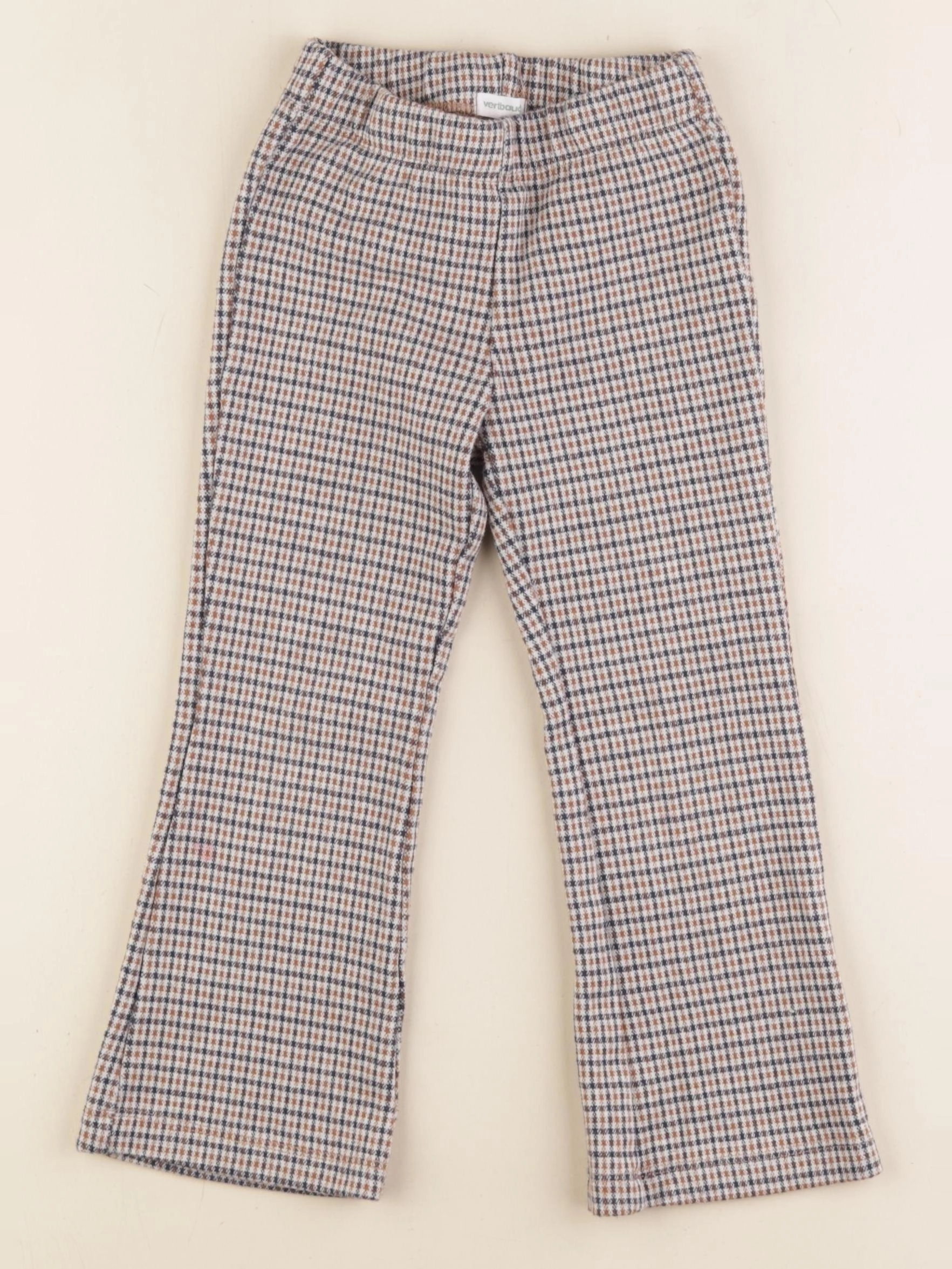Vertbaudet - pantalon marron, noir - 4 ans