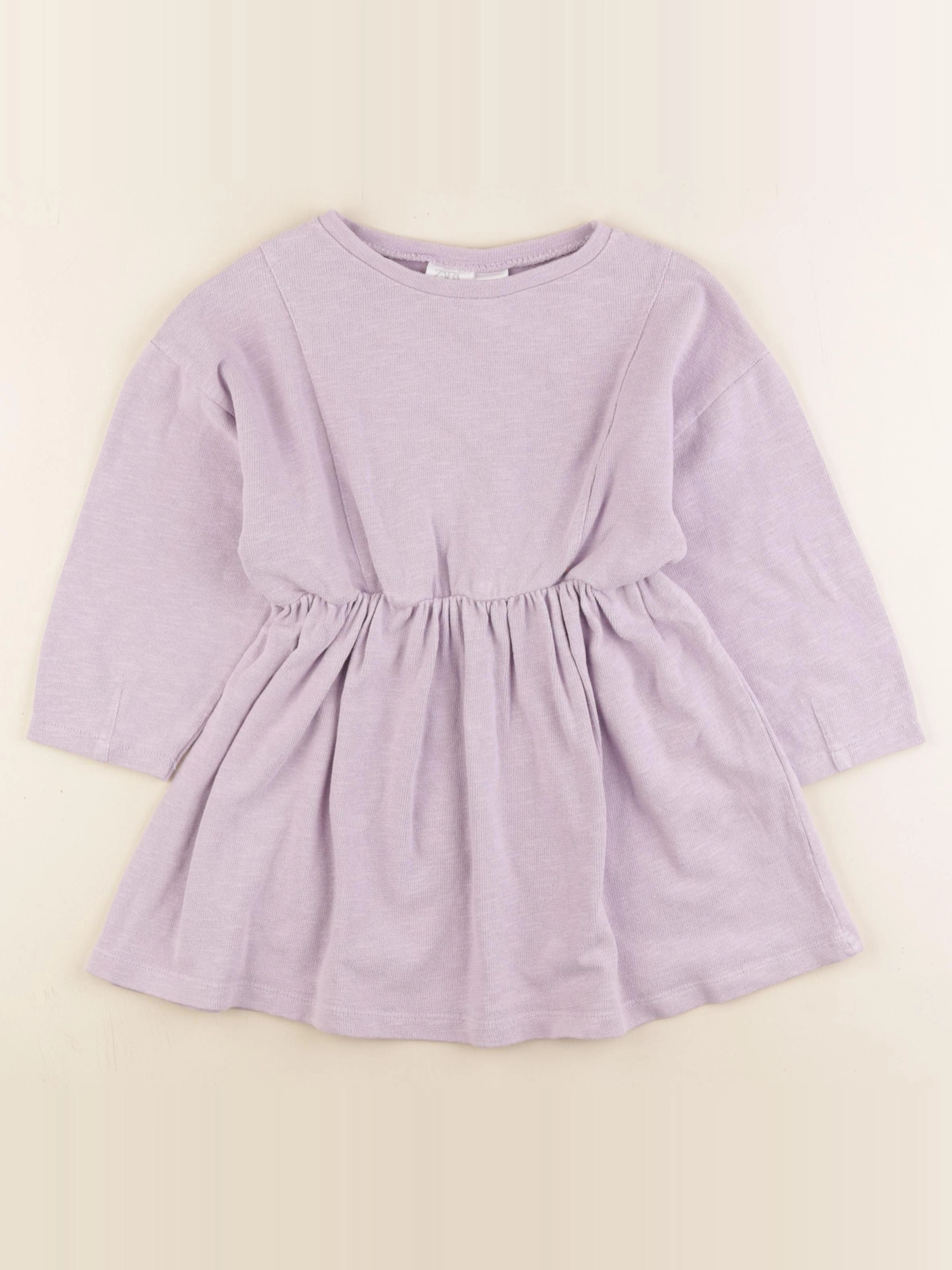 Zara - robe violet - 4/5 ans