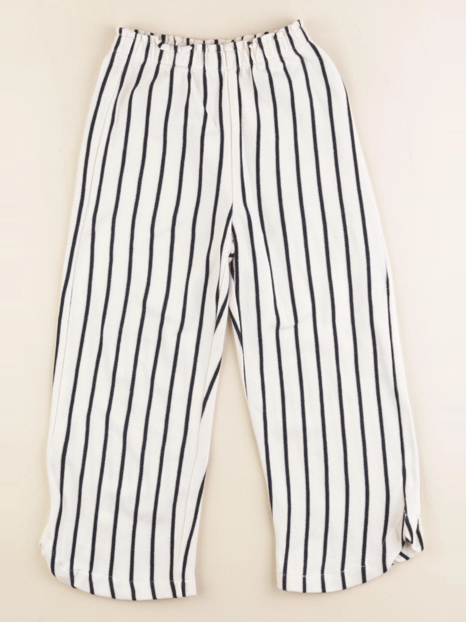 Zara - pantalon bleu, blanc - 6 ans