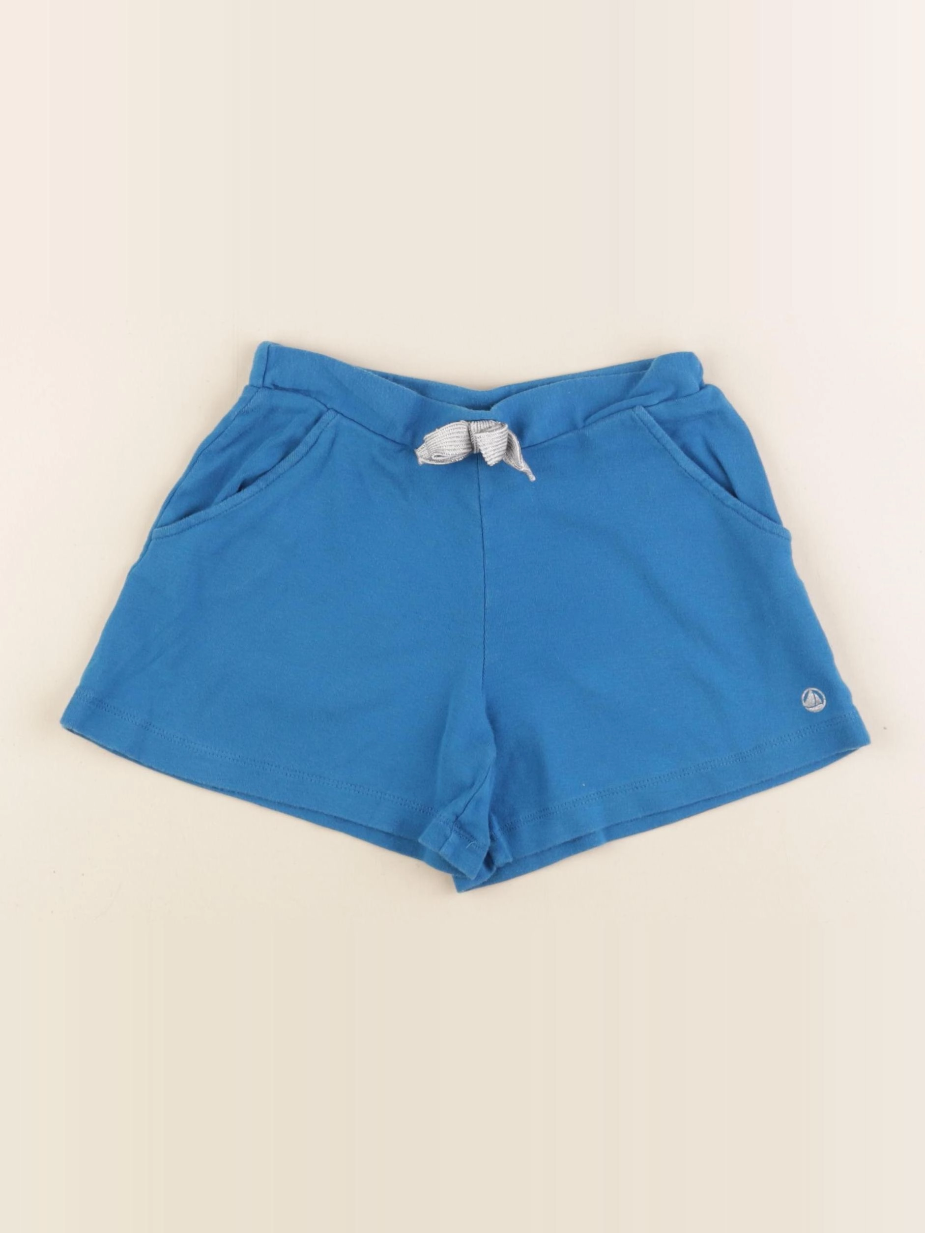 Petit Bateau - short bleu, argent - 5 ans