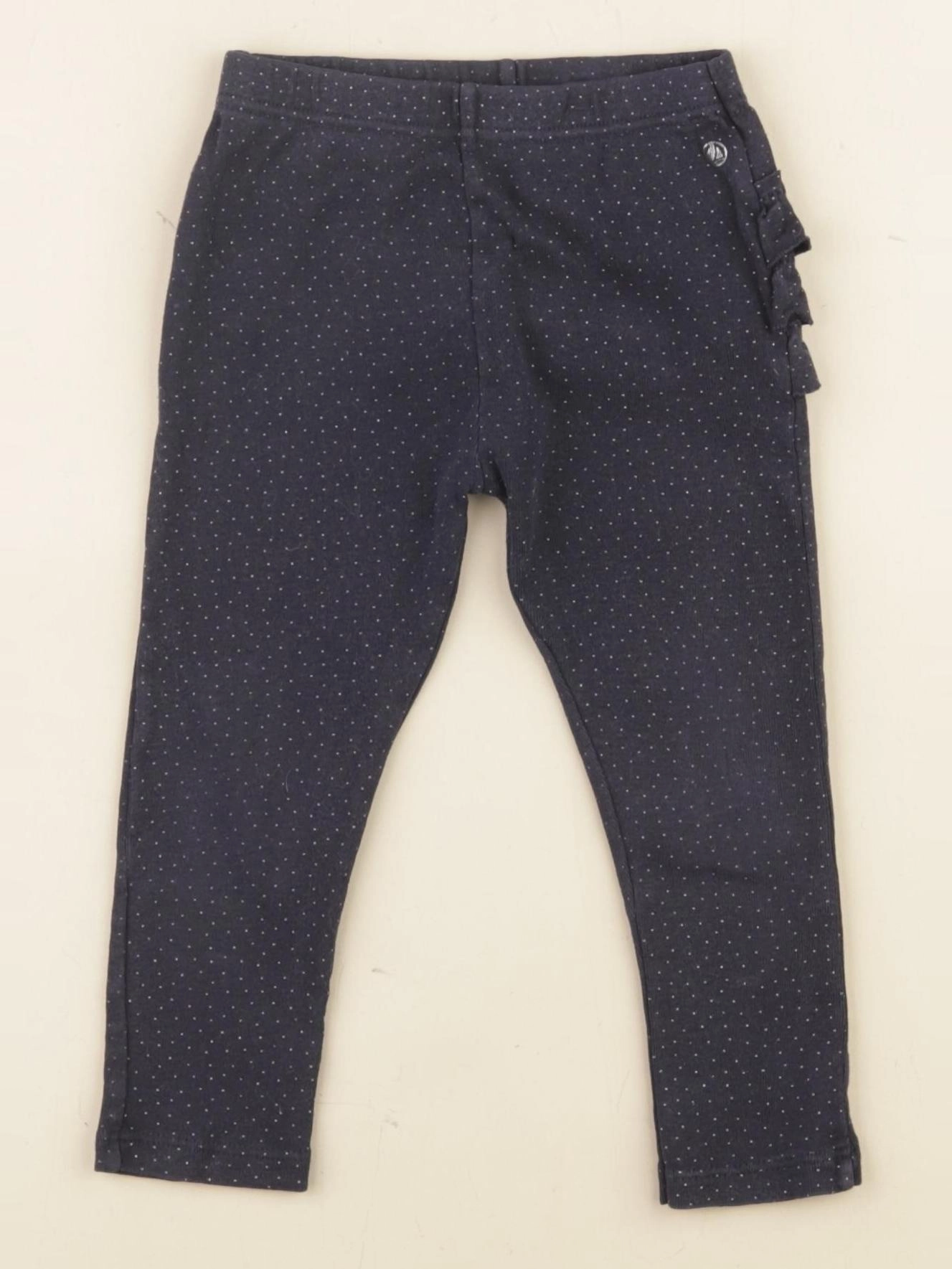 Petit Bateau - legging bleu - 18 mois