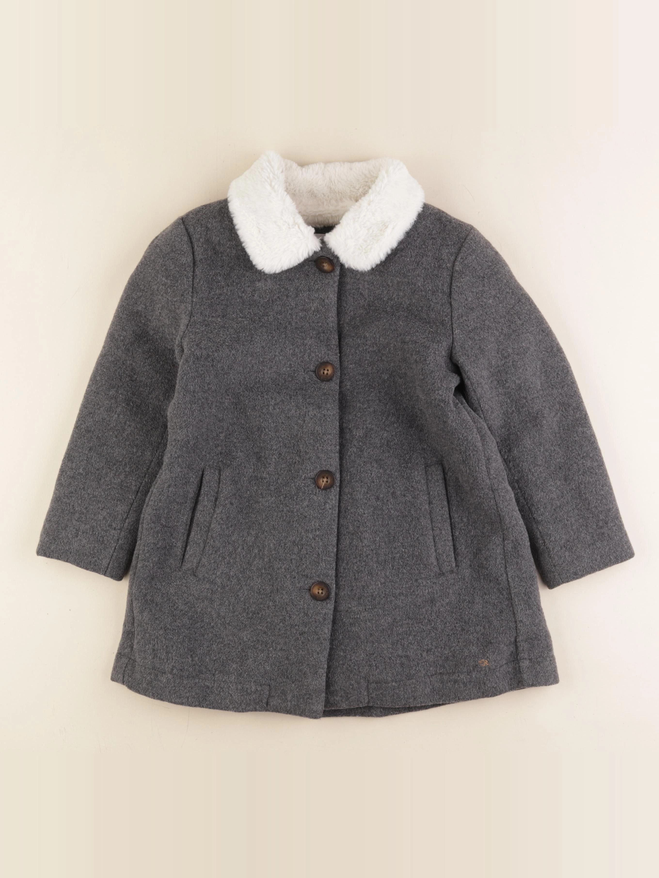 Cadet Rousselle - manteau gris - 5 ans
