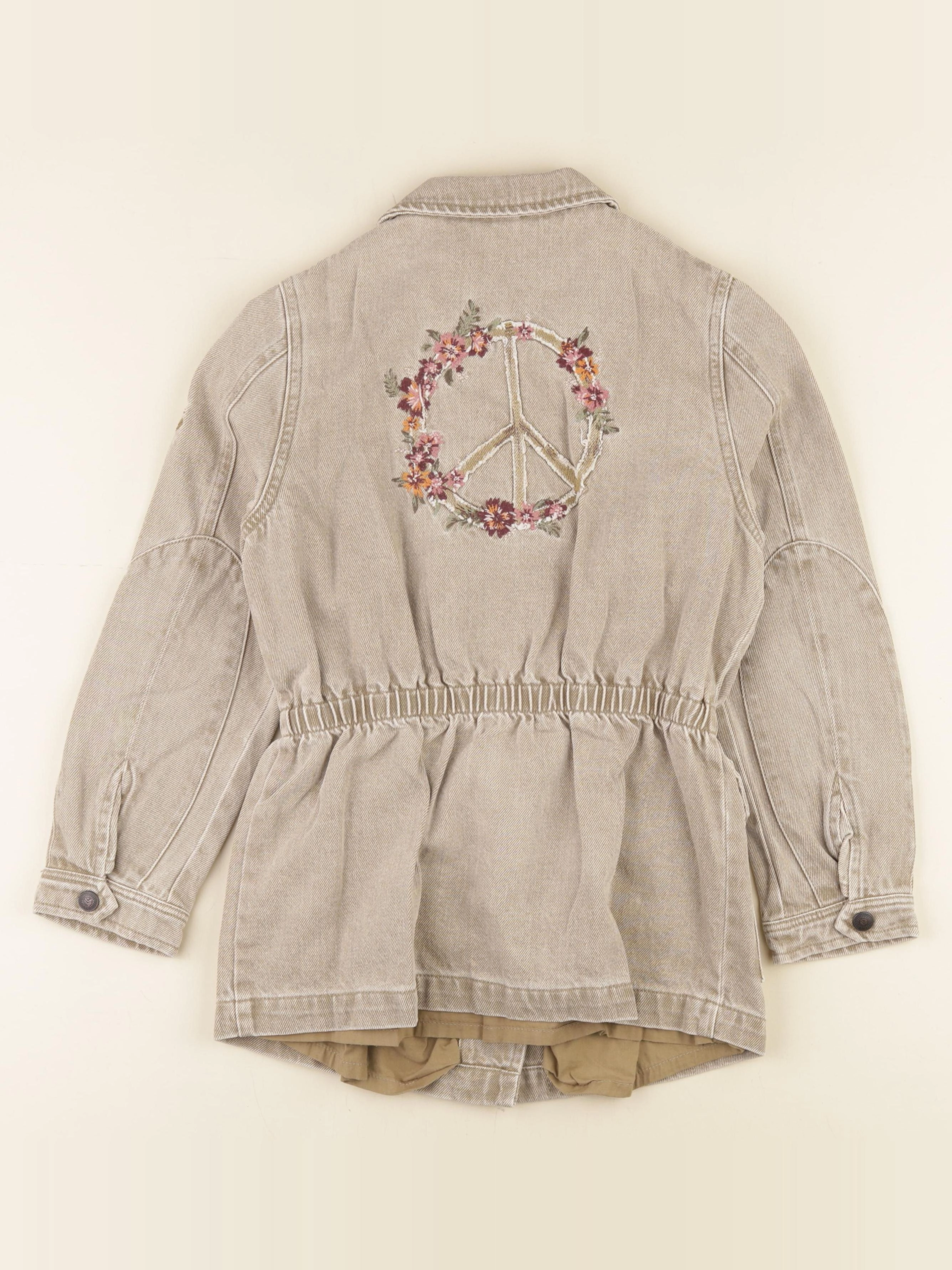 IKKS - veste vert imprimé au dos - 10 ans