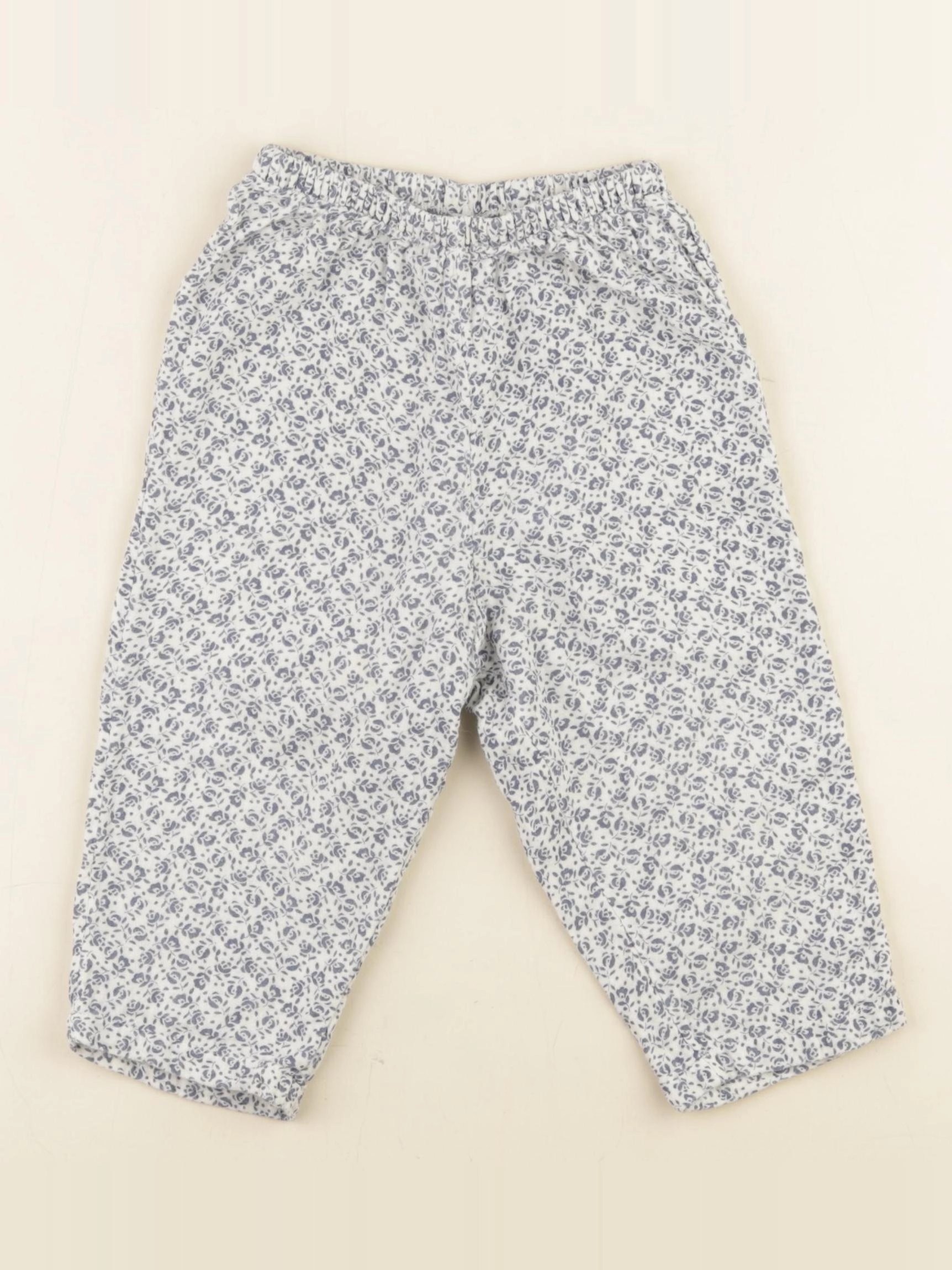 Petit Bateau - pantalon beige, bleu - 24 mois