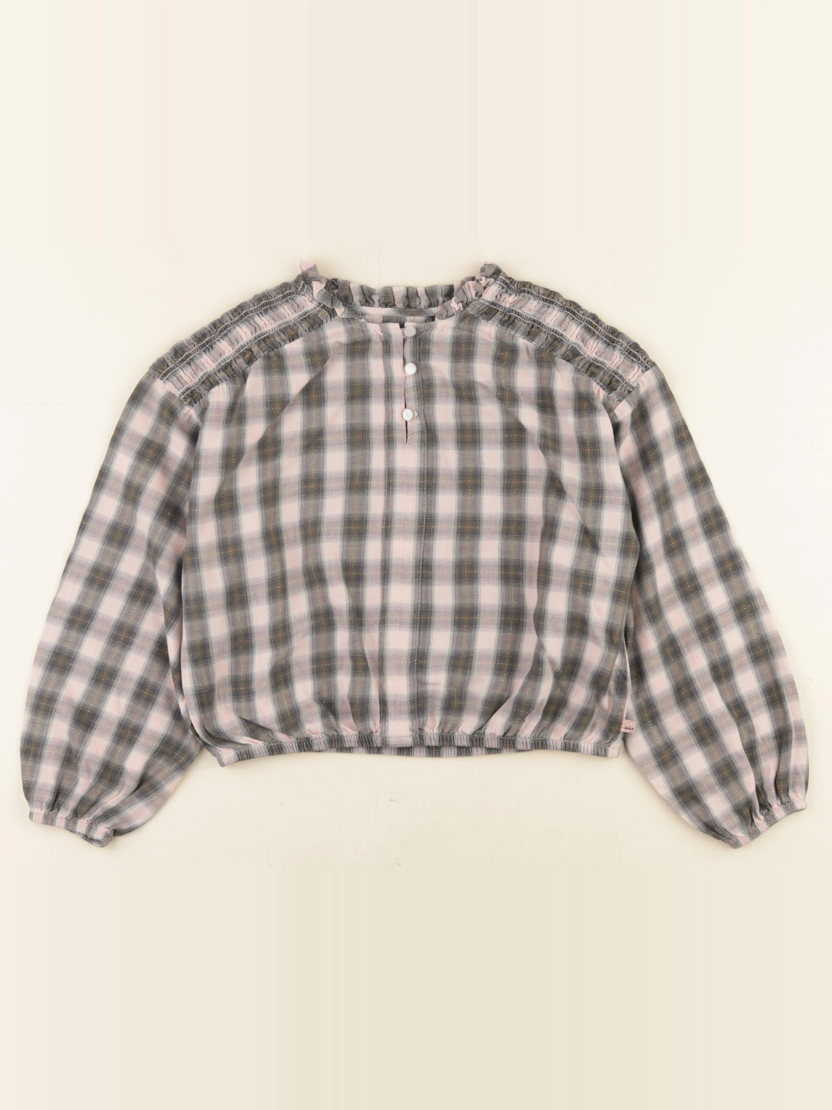 IKKS - blouse gris, or - 10 ans