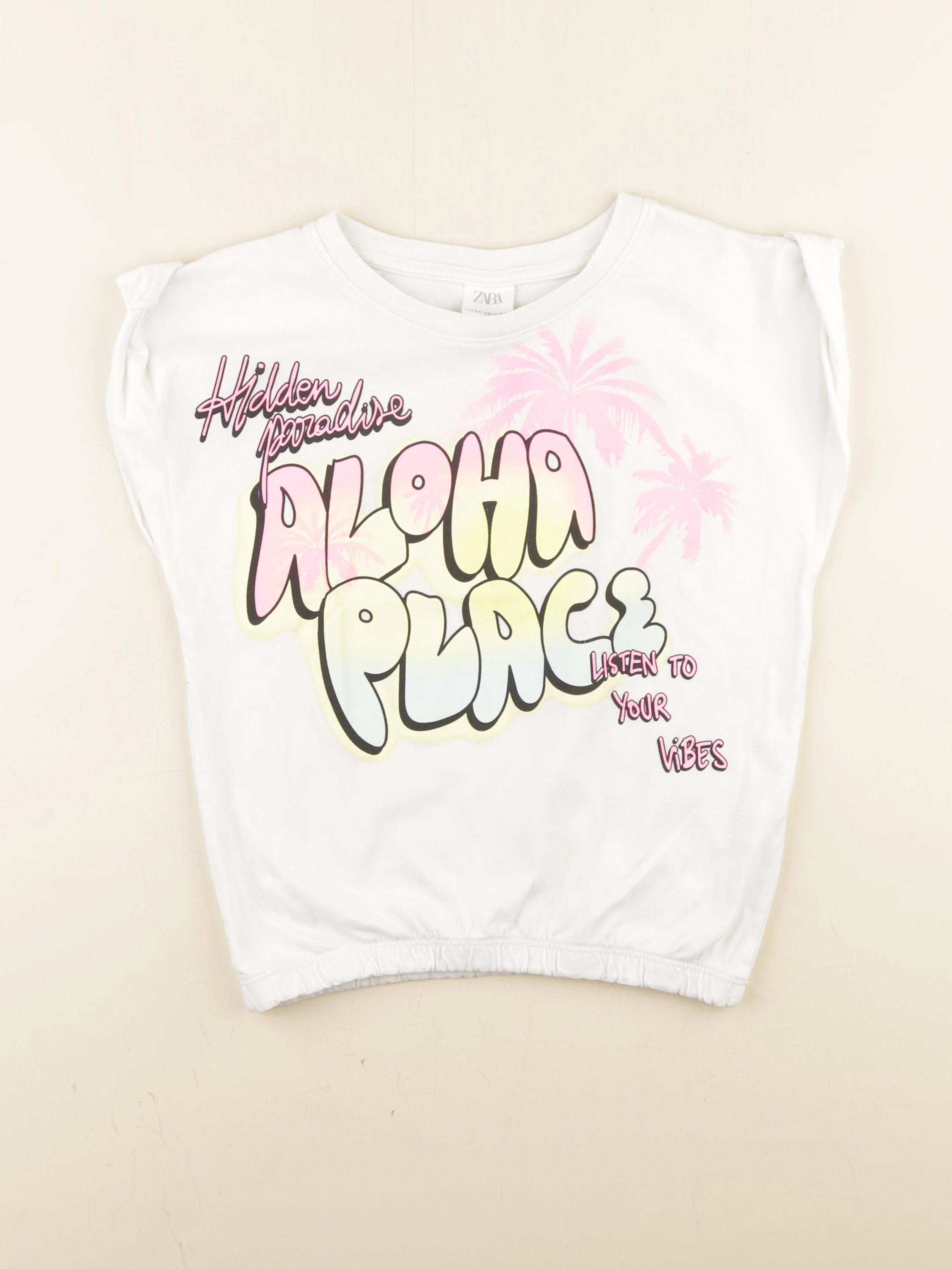 Zara - tee-shirt blanc - 11/12 ans