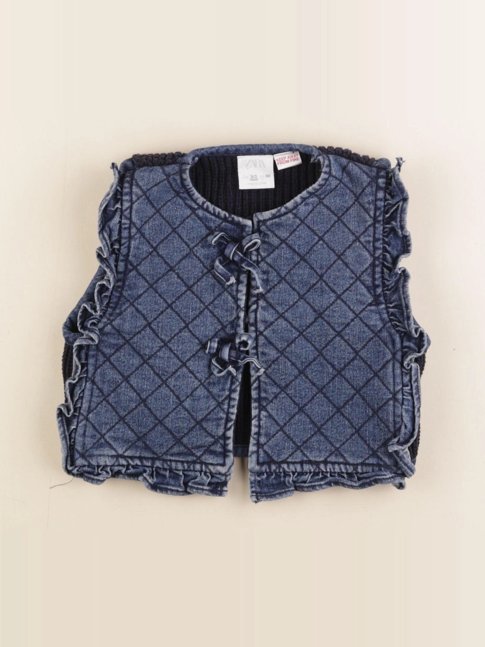 Zara - gilet bleu - 2/3 ans