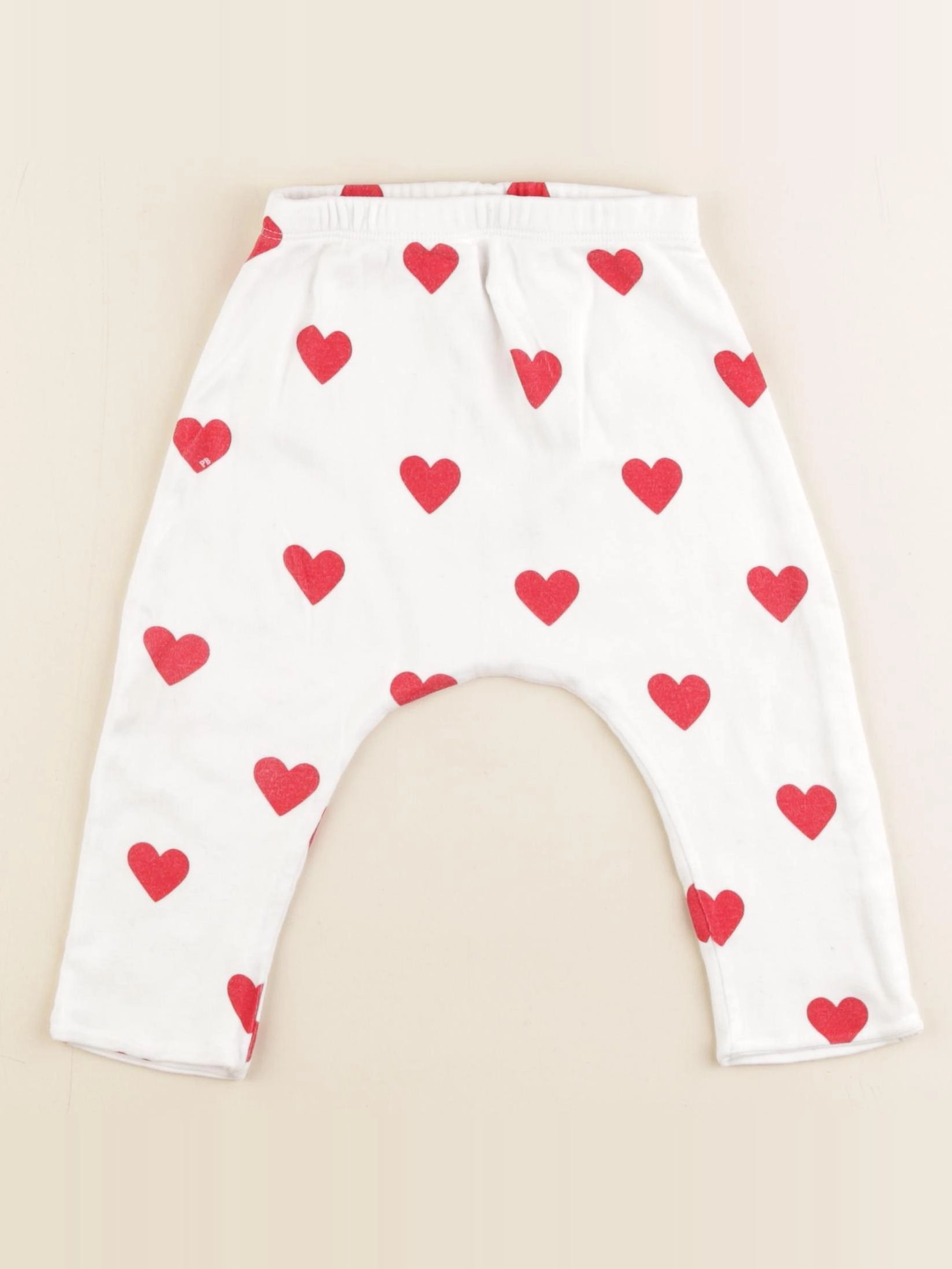 Petit Bateau - sarouel blanc - 12 mois