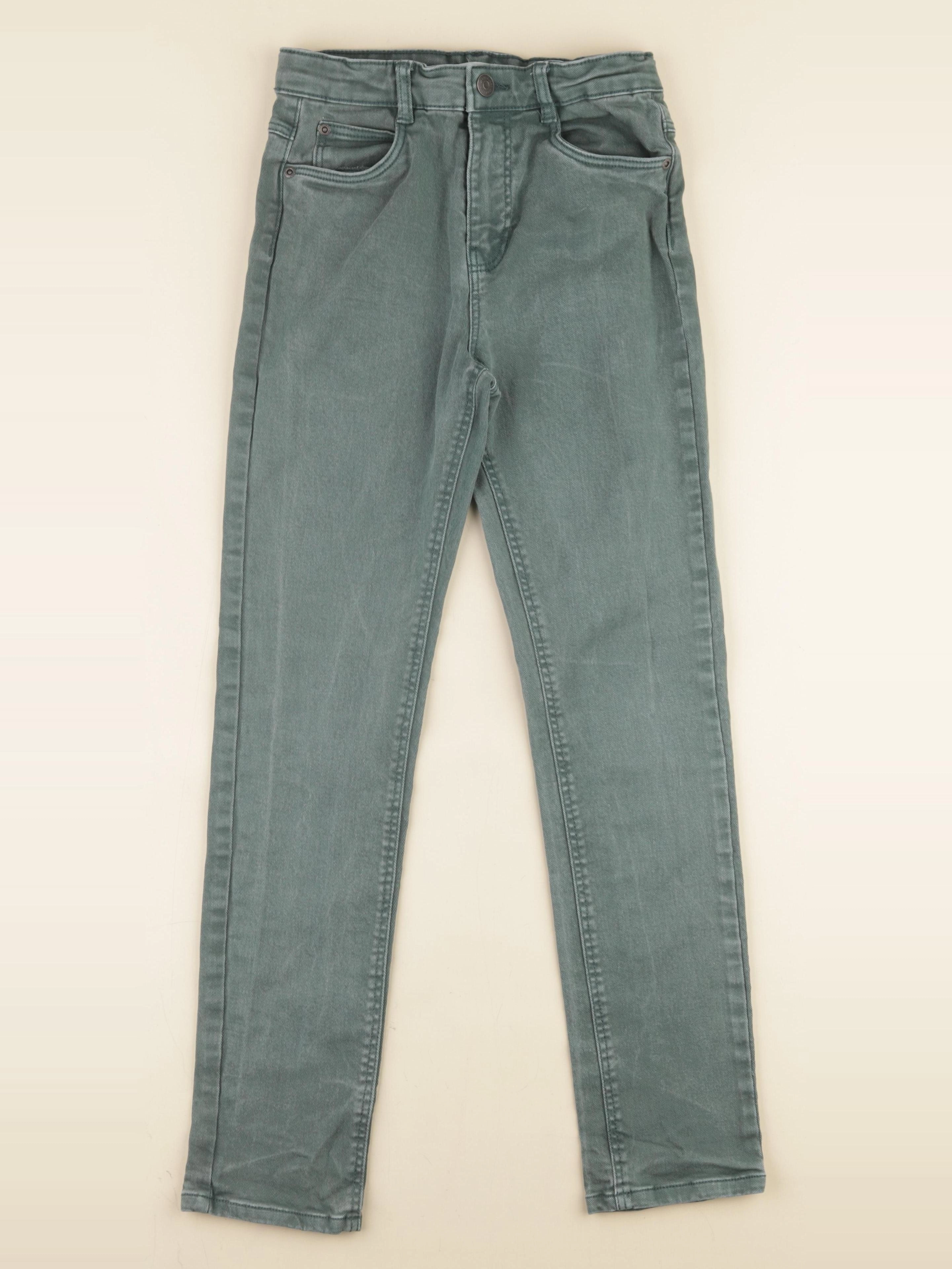 Vertbaudet - pantalon vert - 12 ans